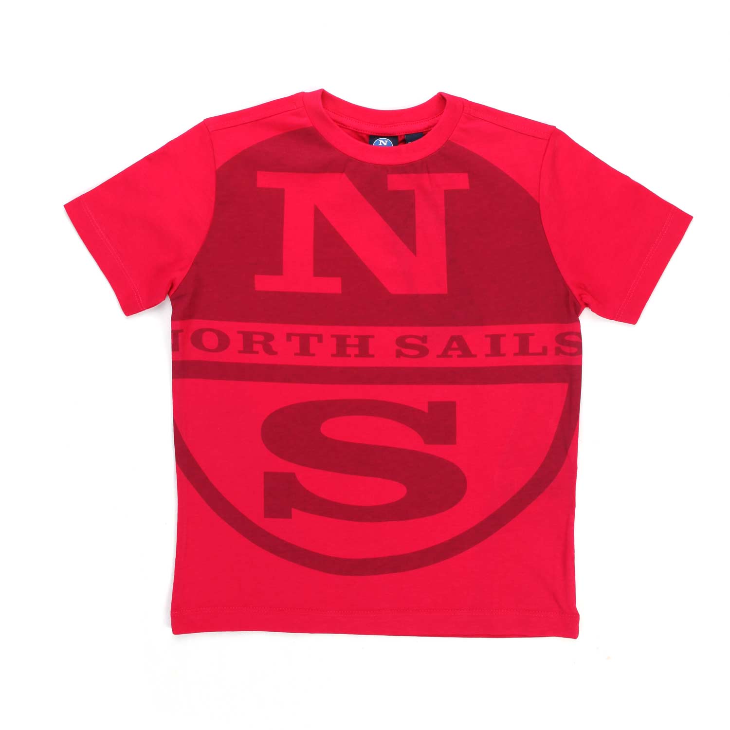 T-SHIRT ROSSA CON MAXI LOGO - annameglio.com abbigliamento moda