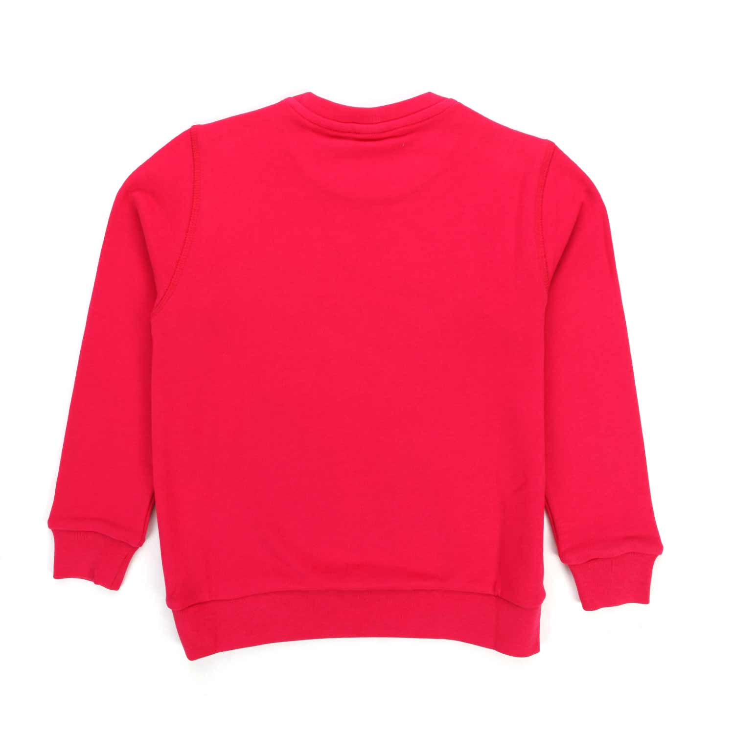 FELPA ROSSA CON MAXI LOGO BIANCO BAMBINO E TEEN - annameglio.com abbigliamento moda