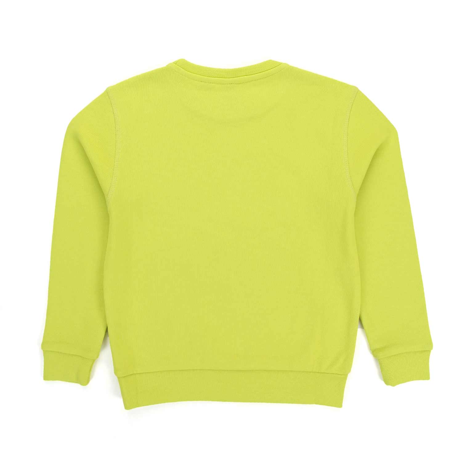 FELPA LIME CON MAXI LOGO BAMBINO E TEEN - annameglio.com abbigliamento moda