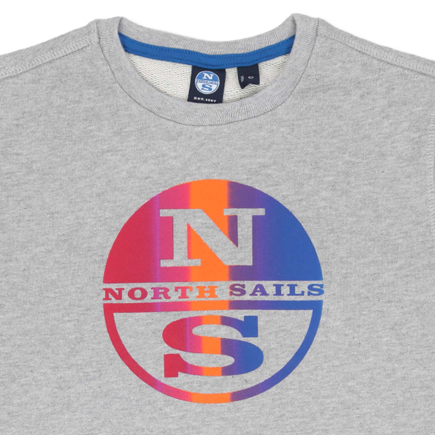 FELPA GRIGIA CON MAXI LOGO BAMBINO E TEEN - annameglio.com abbigliamento moda