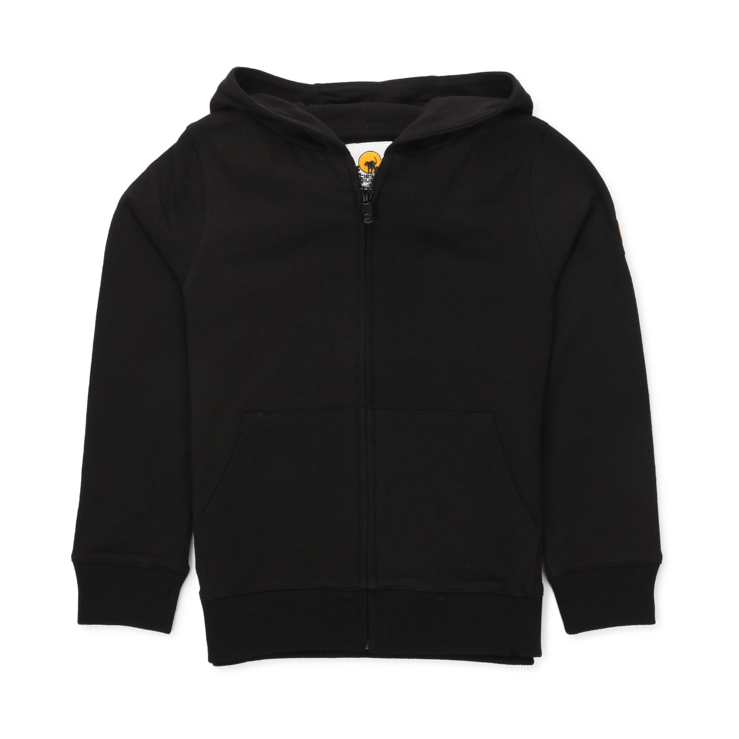 FELPA NERA CON ZIP BOY - annameglio.com abbigliamento moda