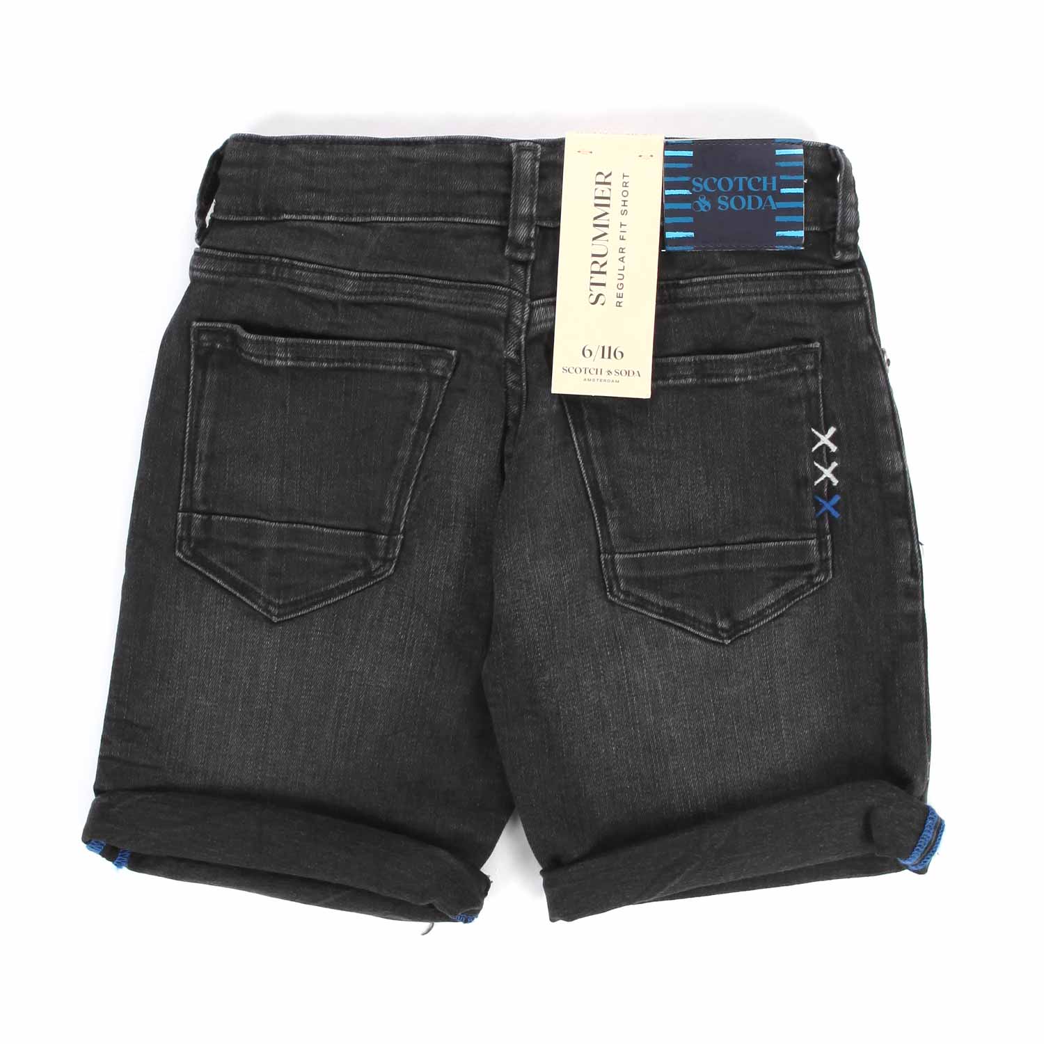 SHORTS DI JEANS STRUMMER NERI BAMBINO E TEEN - annameglio.com abbigliamento moda