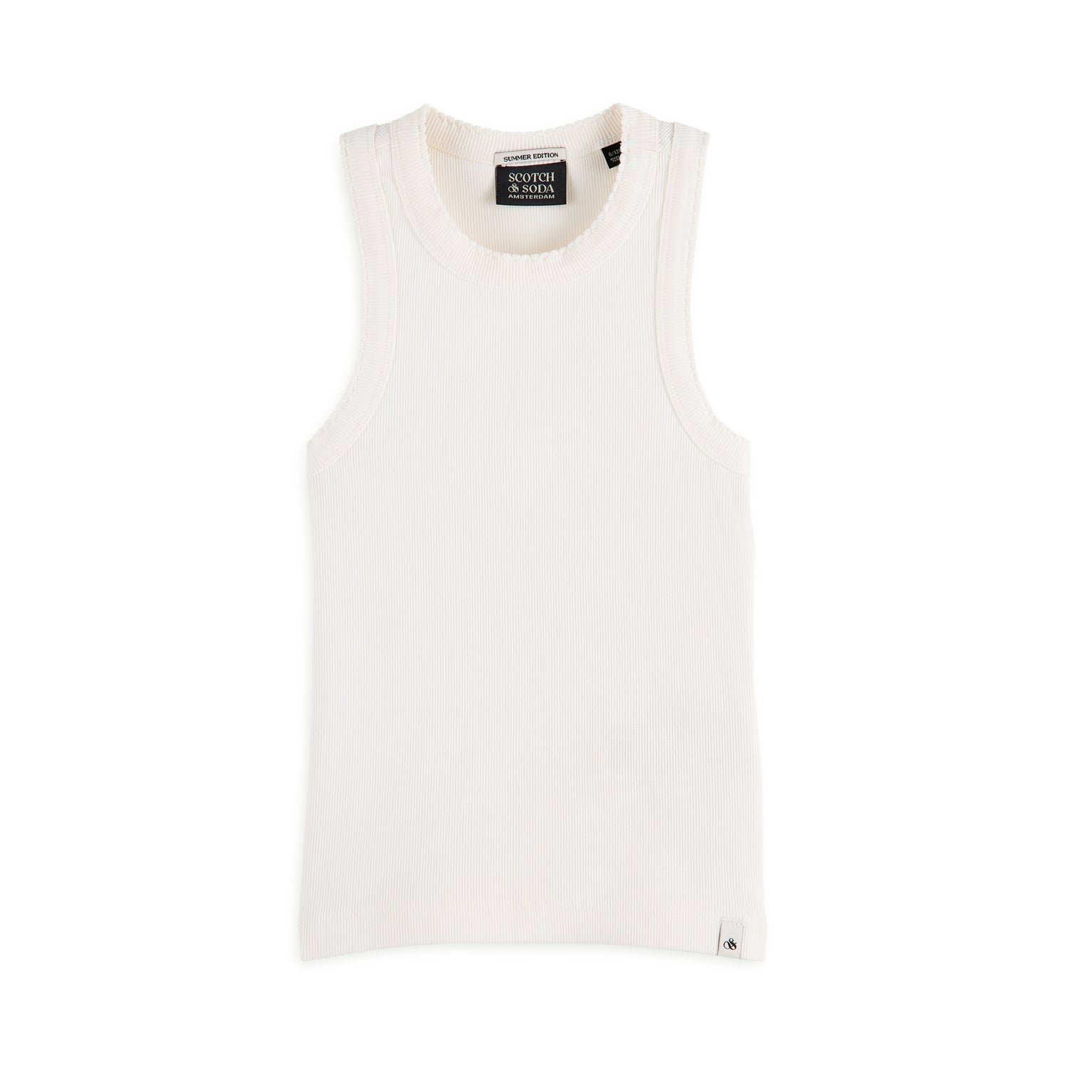 CANOTTA RACERBACK BIANCO PANNA BAMBINA E TEEN - annameglio.com abbigliamento moda