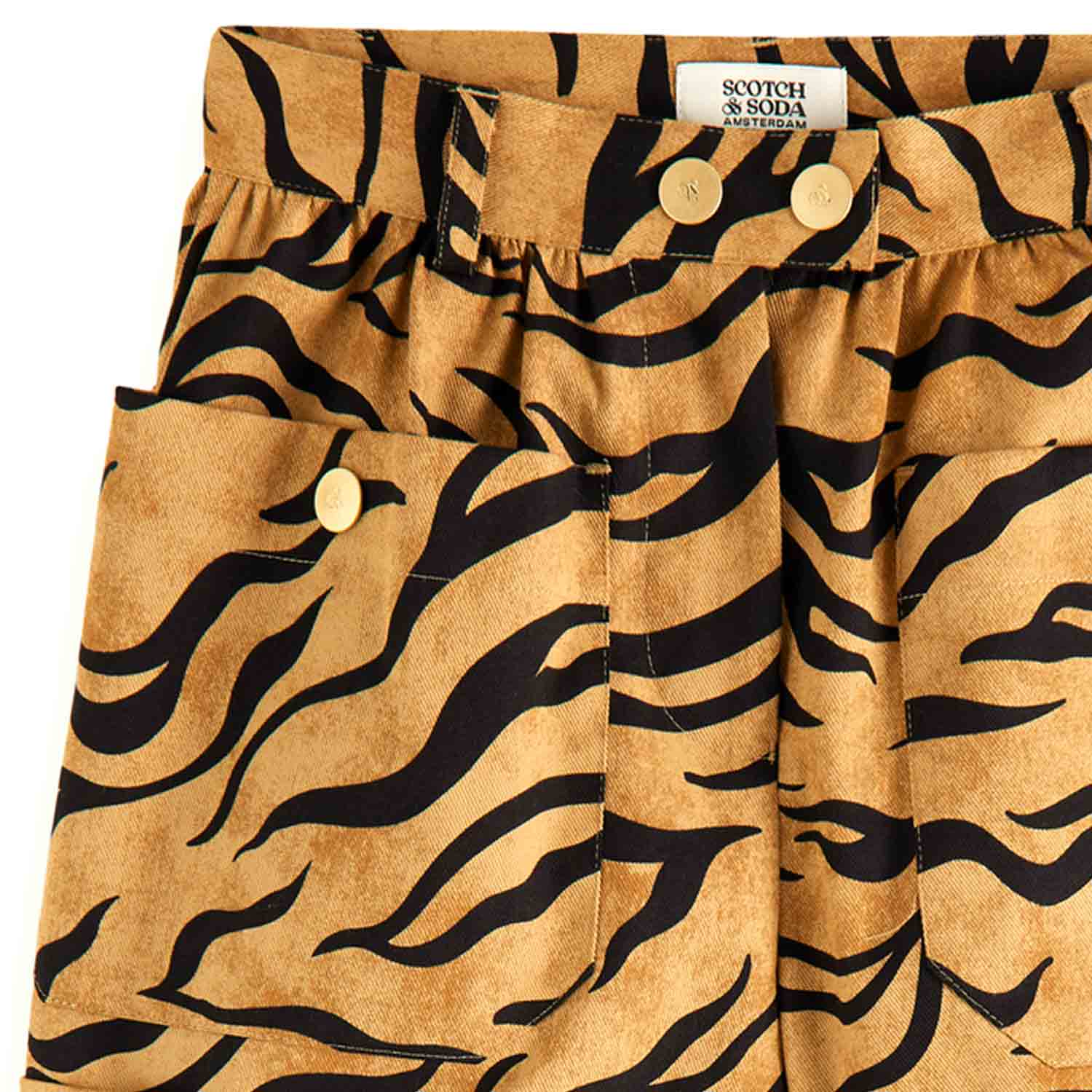 SHORTS HIGH-RISE ANIMALIER BAMBINA E TEEN - annameglio.com abbigliamento moda