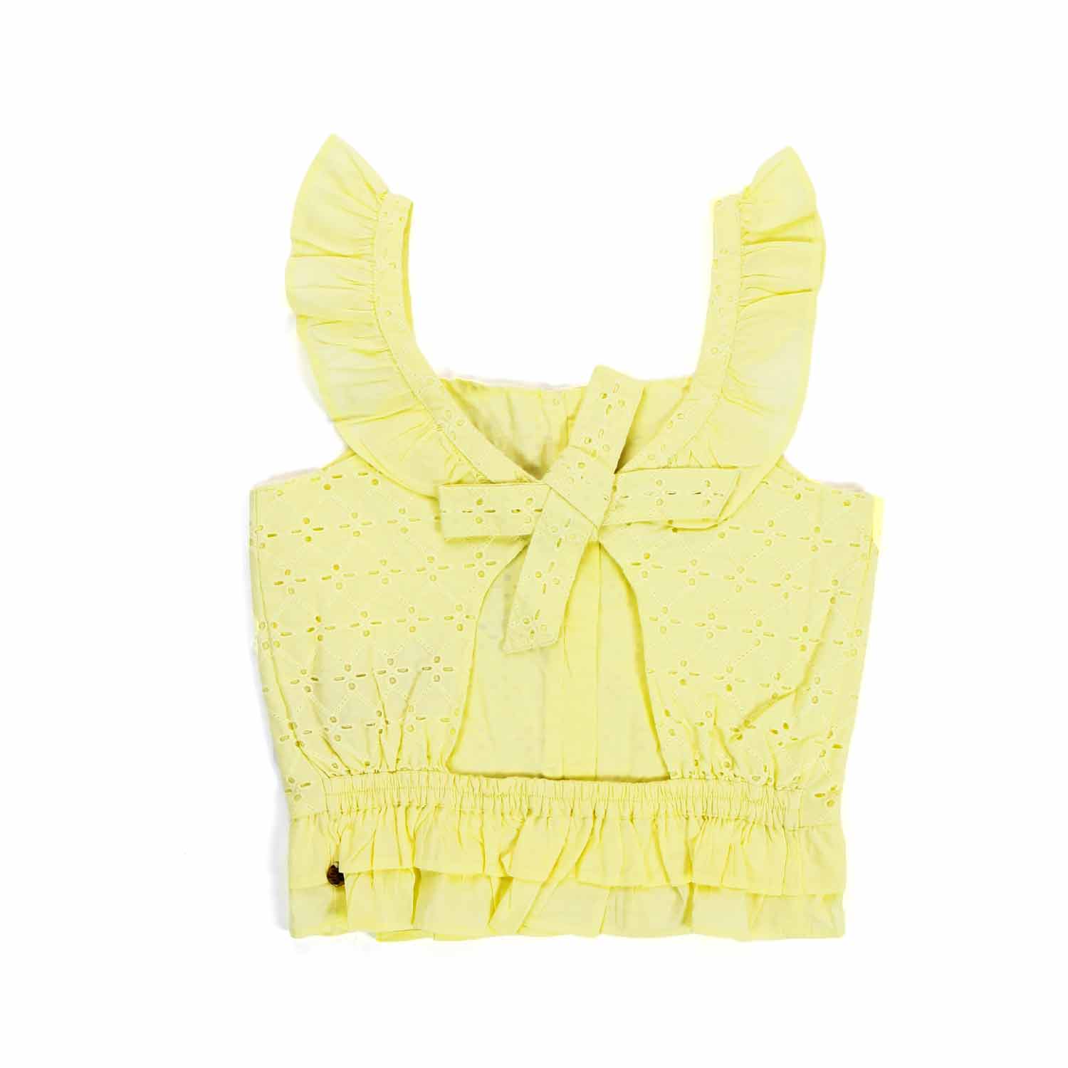TOP GIALLO LIMONE BAMBINA TEEN - annameglio.com abbigliamento moda