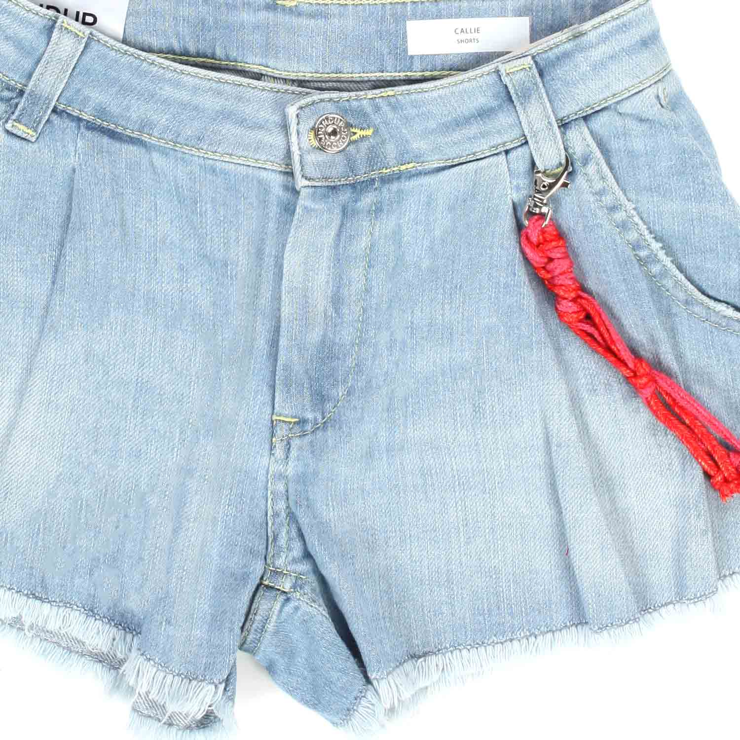 SHORTS IN DENIM CHIARO BAMBINA E RAGAZZA - annameglio.com abbigliamento moda