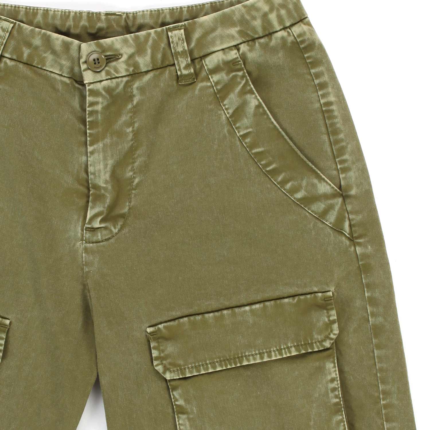 BERMUDA CARGO VERDE MILITARE BAMBINO E TEEN - annameglio.com abbigliamento moda