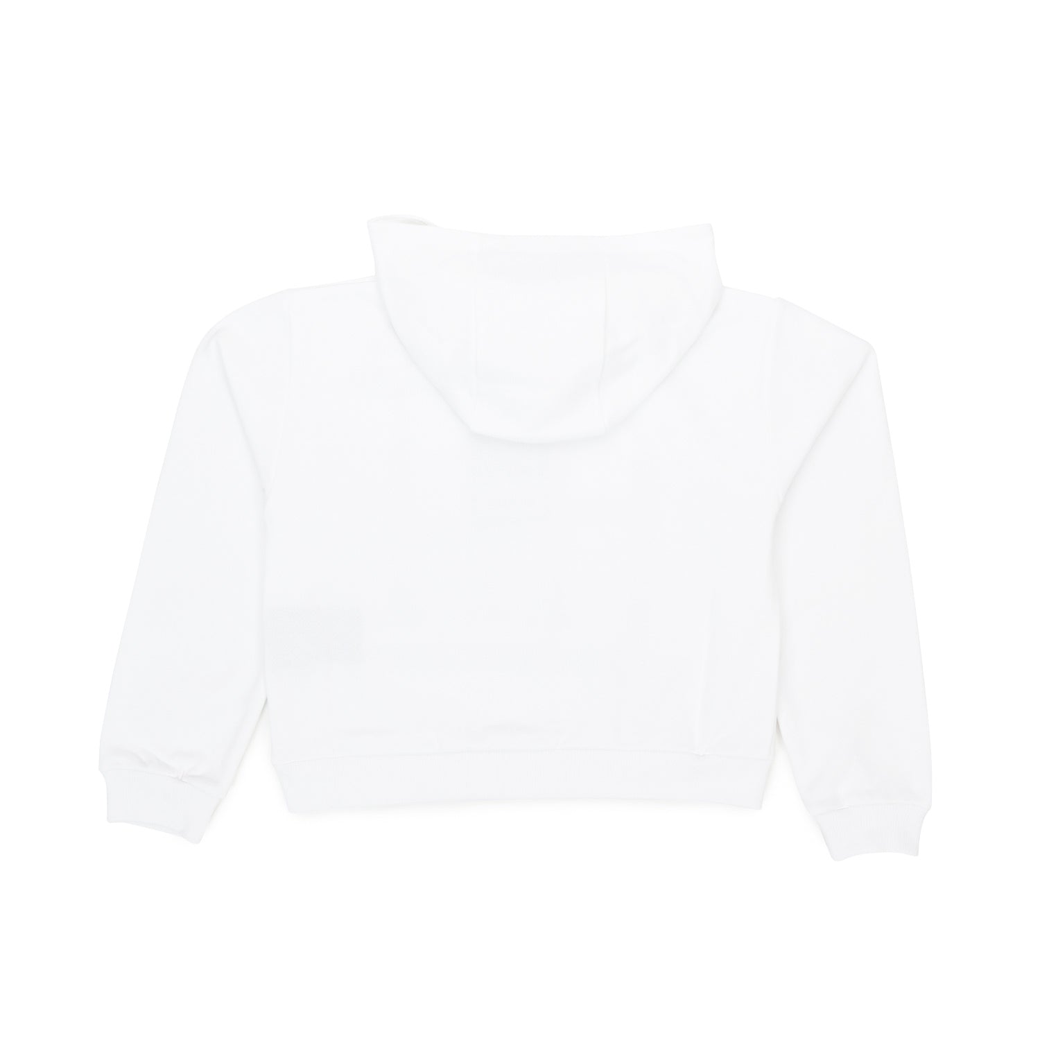 FELPA HOODIE BIANCA CON LOGO VIOLA BAMBINA E TEEN - annameglio.com abbigliamento moda