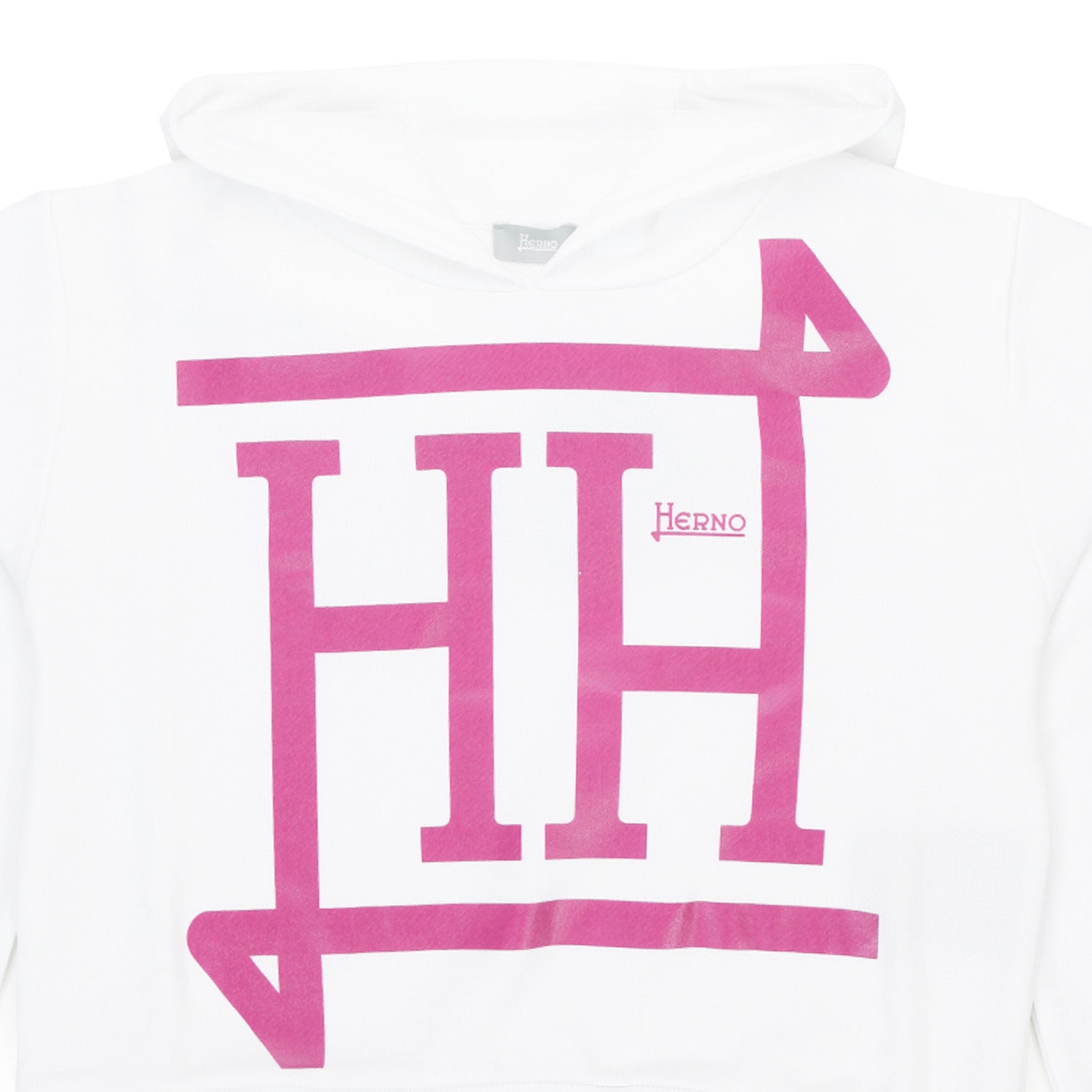 FELPA HOODIE BIANCA CON LOGO VIOLA BAMBINA E TEEN - annameglio.com abbigliamento moda