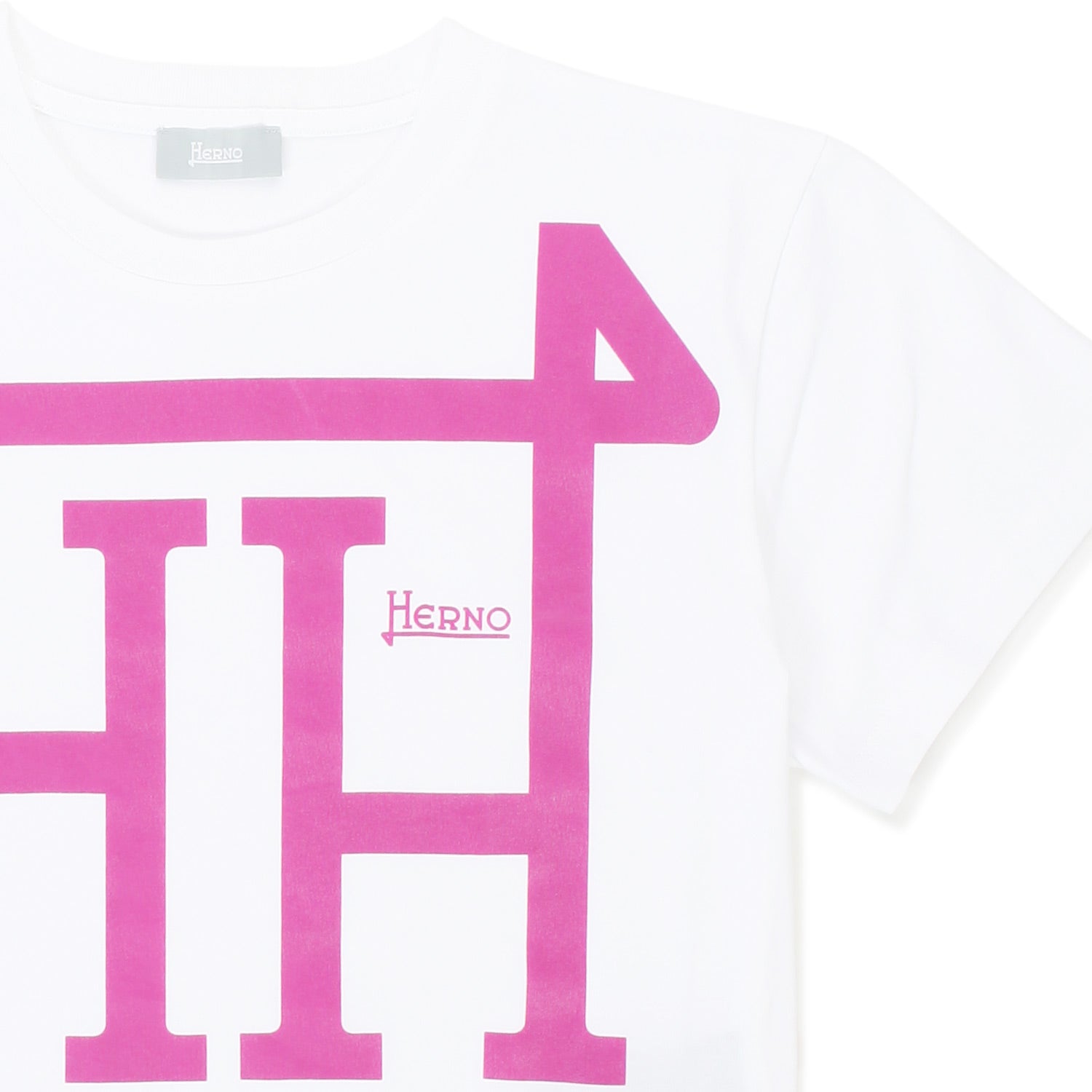 T-SHIRT BIANCA CON LOGO VIOLA BAMBINA E TEEN - annameglio.com abbigliamento moda