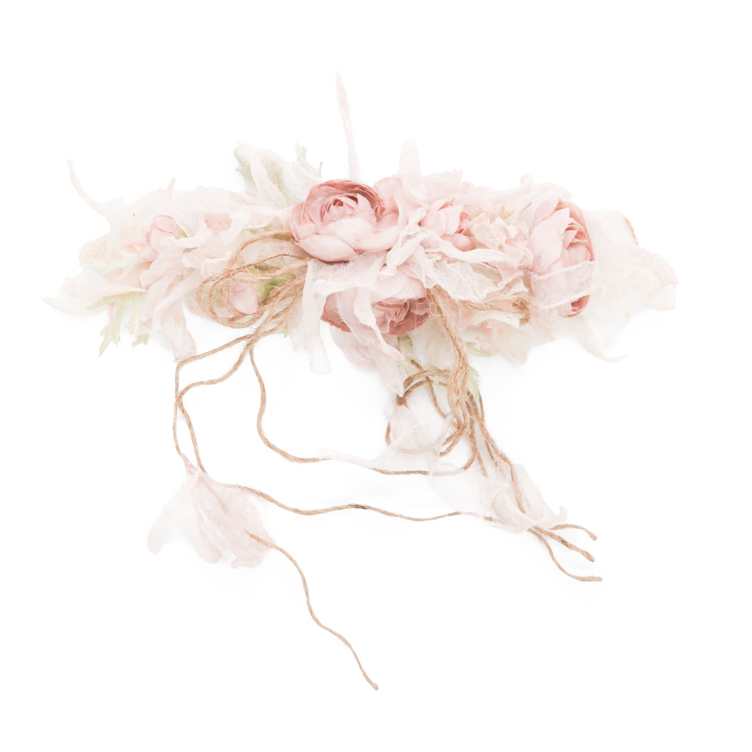 FERMAGLIO DA CERIMONIA CON FIORI ROSA - annameglio.com abbigliamento moda