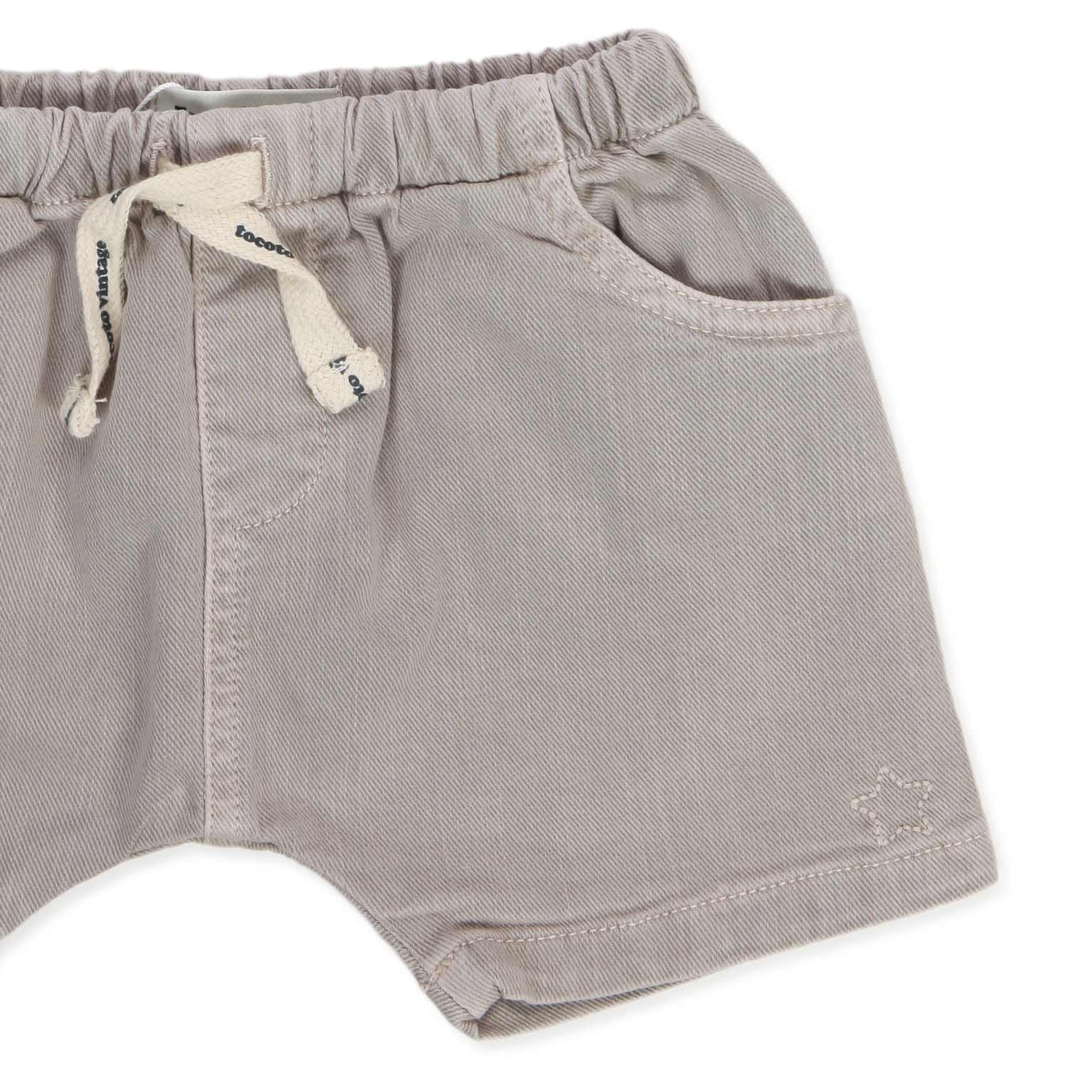 PANTALONCINO GRIGIO BABY UNISEX - annameglio.com abbigliamento moda