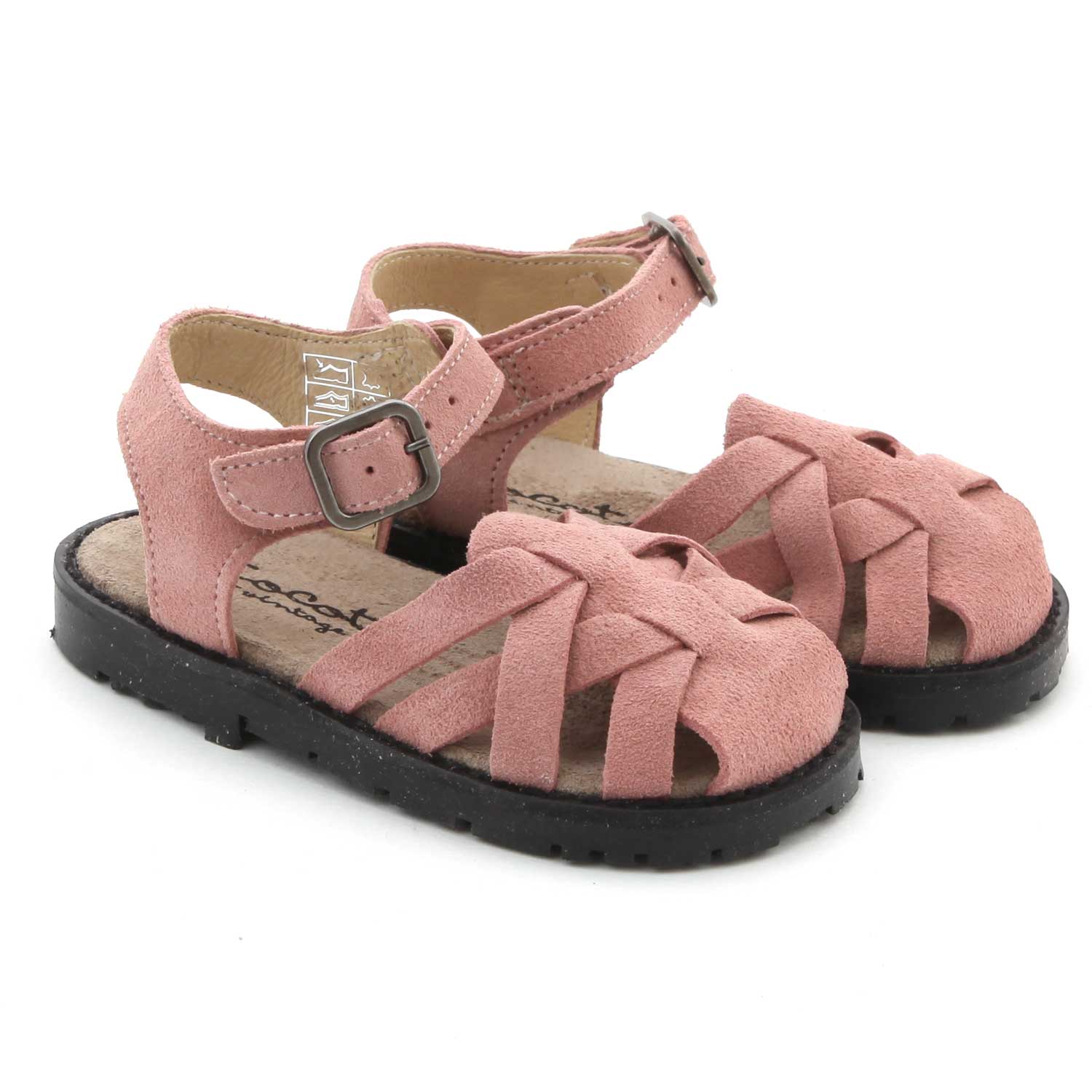 SANDALI IN SUEDE ROSA BAMBINA BABY - annameglio.com abbigliamento moda