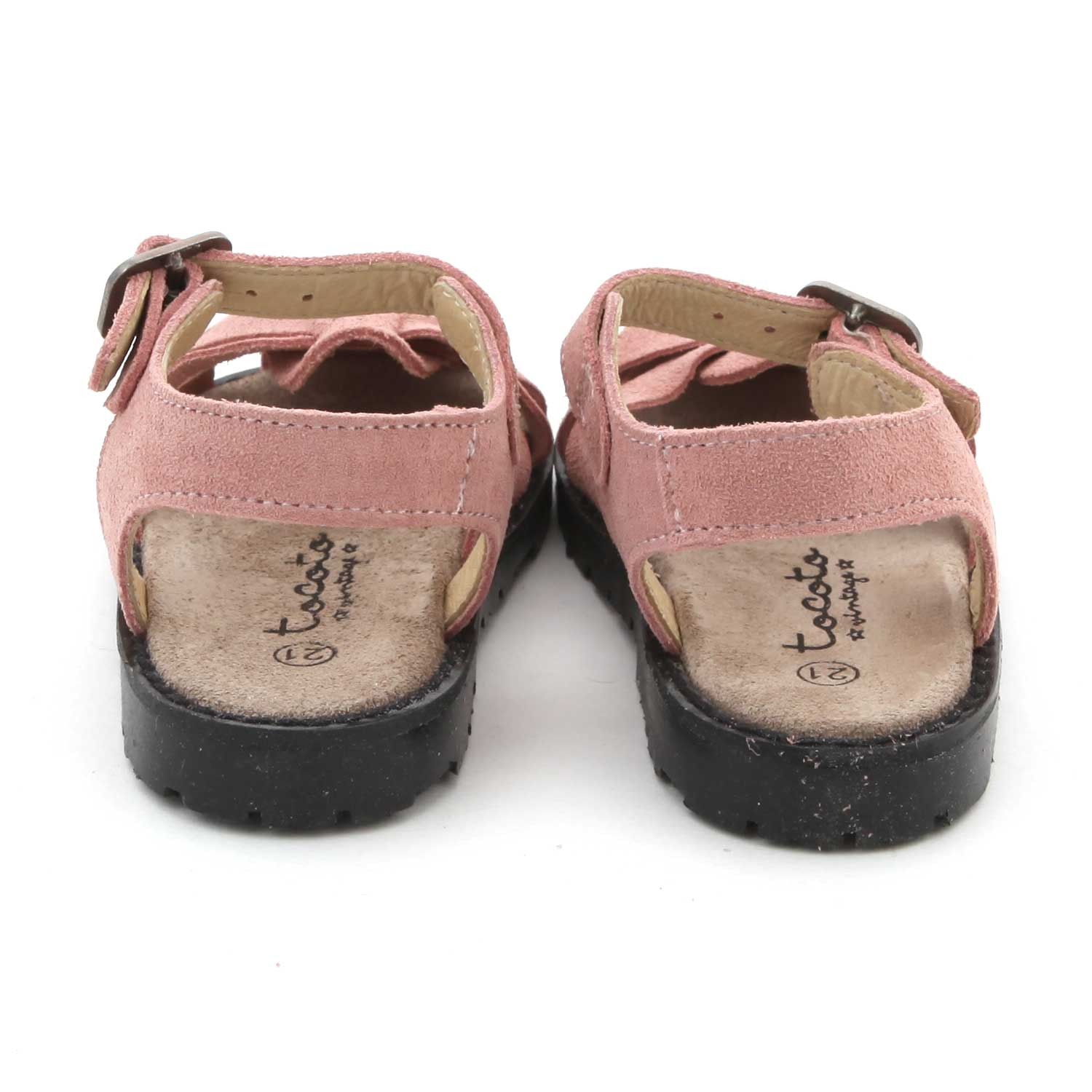 SANDALI IN SUEDE ROSA BAMBINA BABY - annameglio.com abbigliamento moda