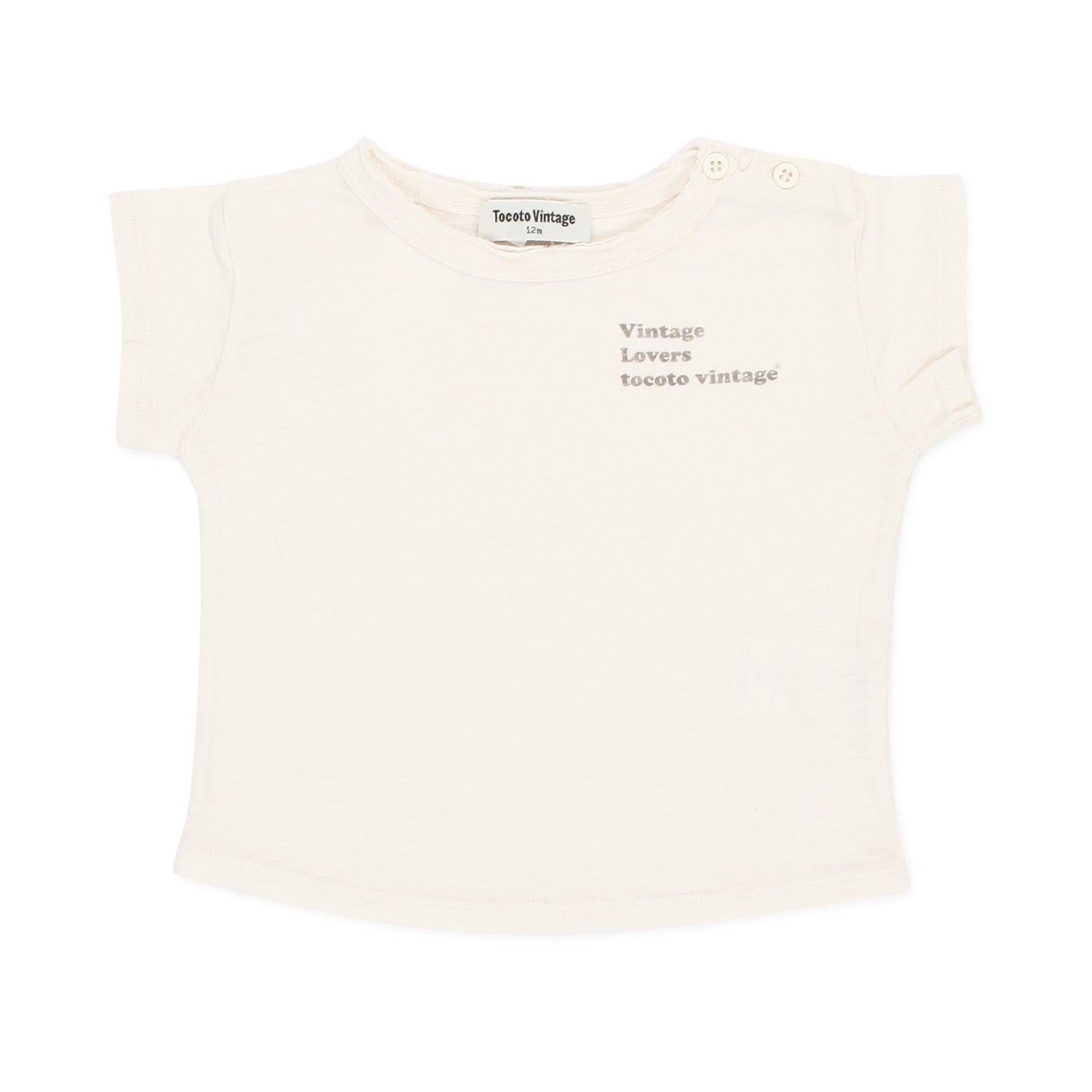T-SHIRT PANNA CON LETTERING BAMBINO E BEBÈ - annameglio.com abbigliamento moda