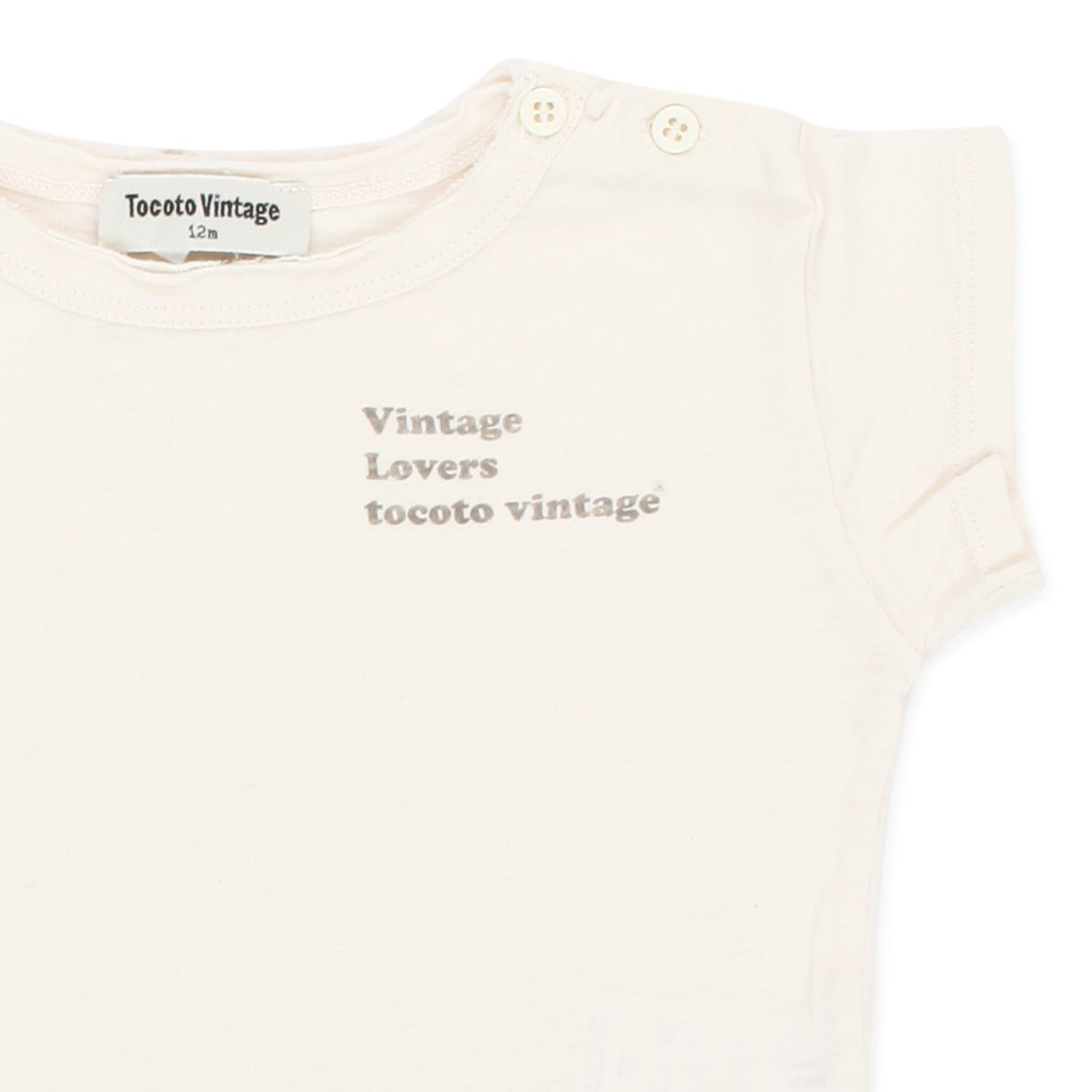 T-SHIRT PANNA CON LETTERING BAMBINO E BEBÈ - annameglio.com abbigliamento moda