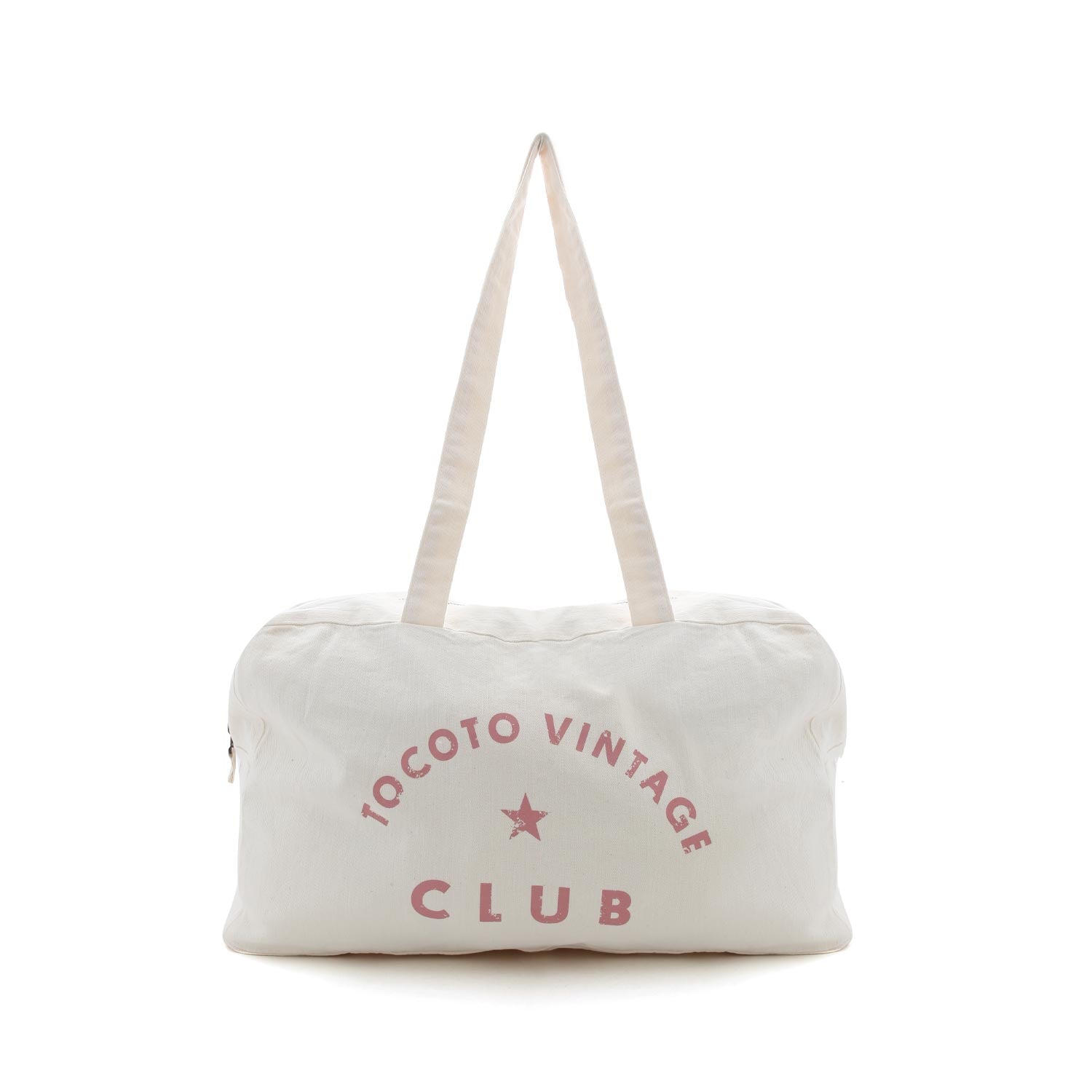 BORSA A SPALLA OFF-WHITE CON LOGO ROSA - annameglio.com abbigliamento moda