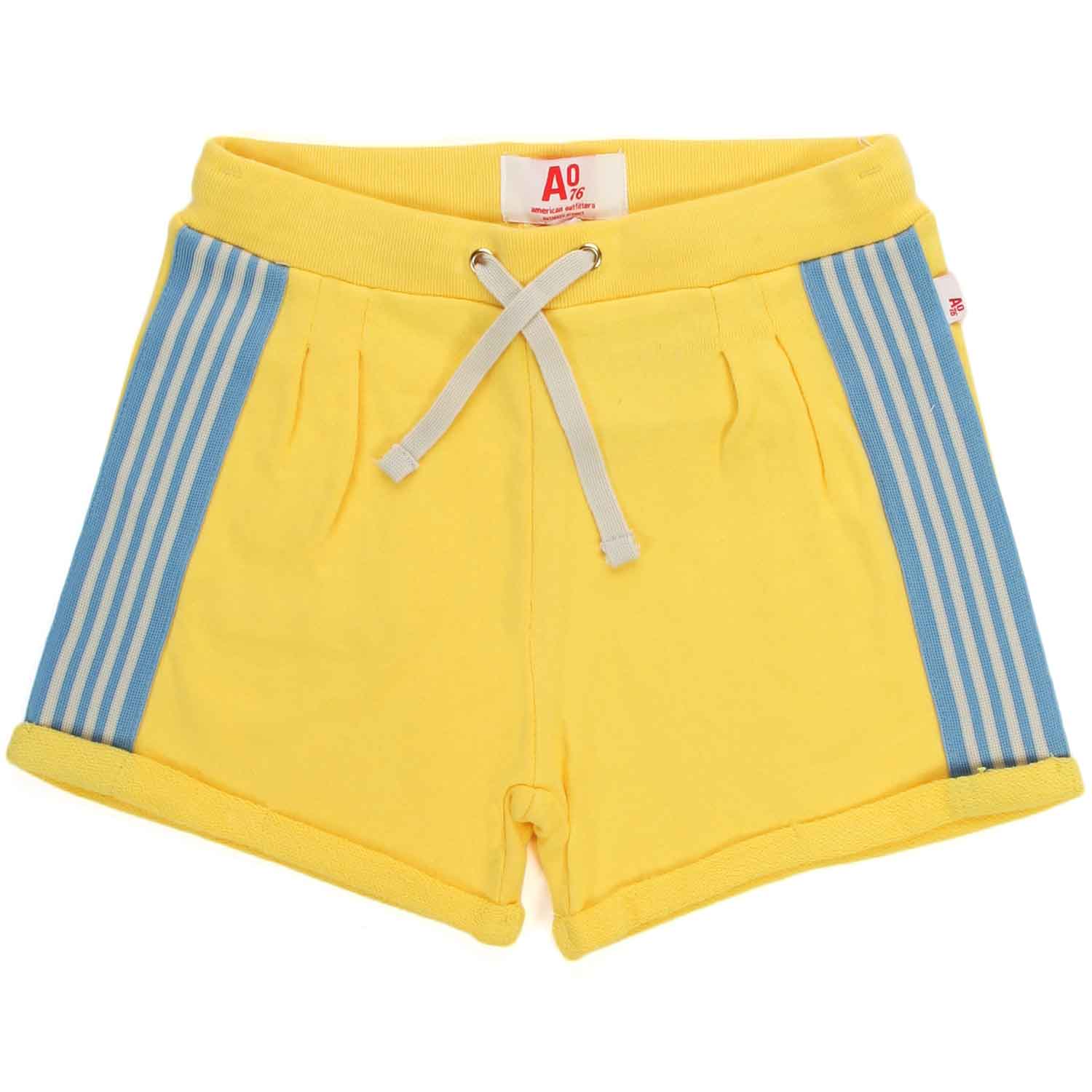 SHORTS BRUNA GIALLO BAMBINA E TEEN - annameglio.com abbigliamento moda