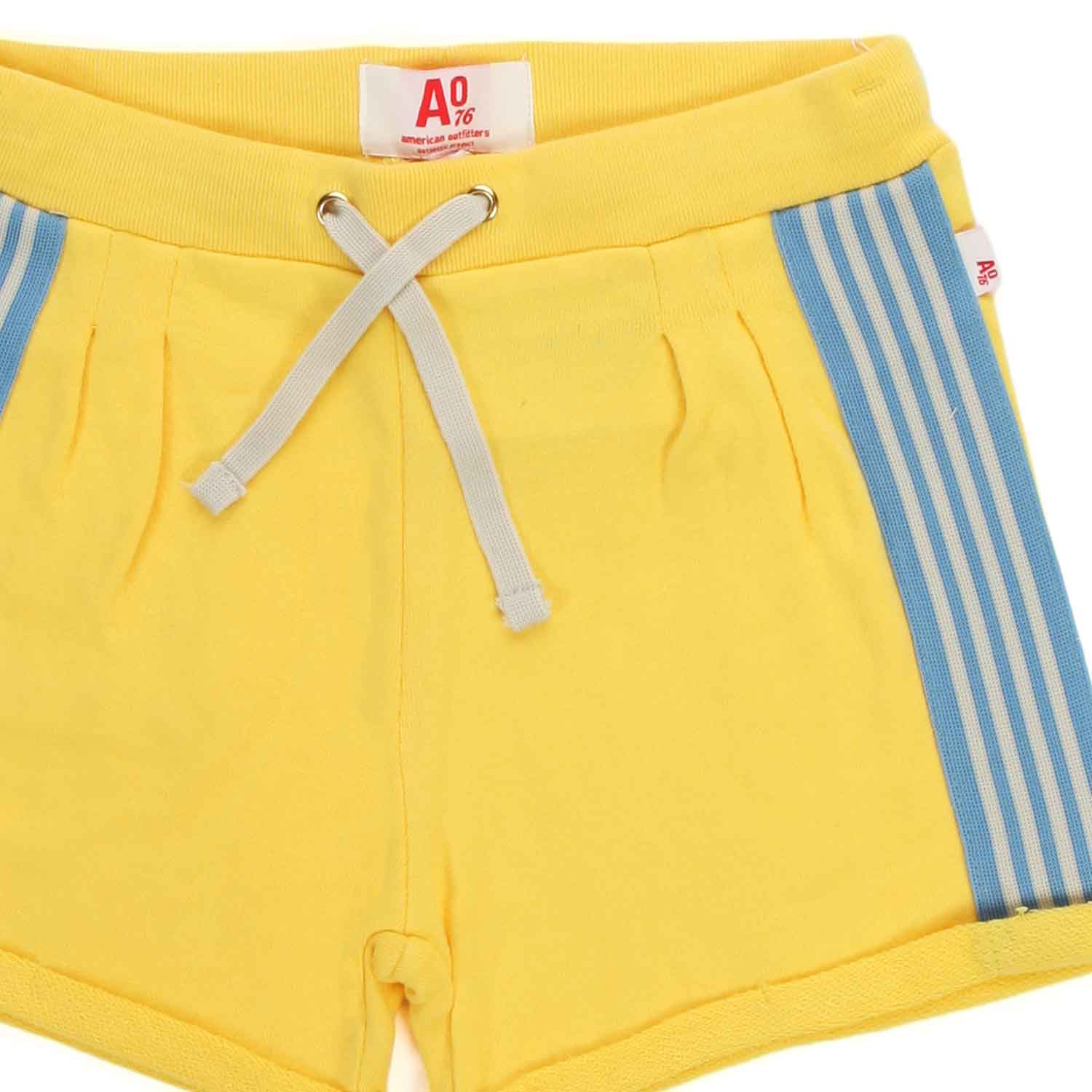 SHORTS BRUNA GIALLO BAMBINA E TEEN - annameglio.com abbigliamento moda
