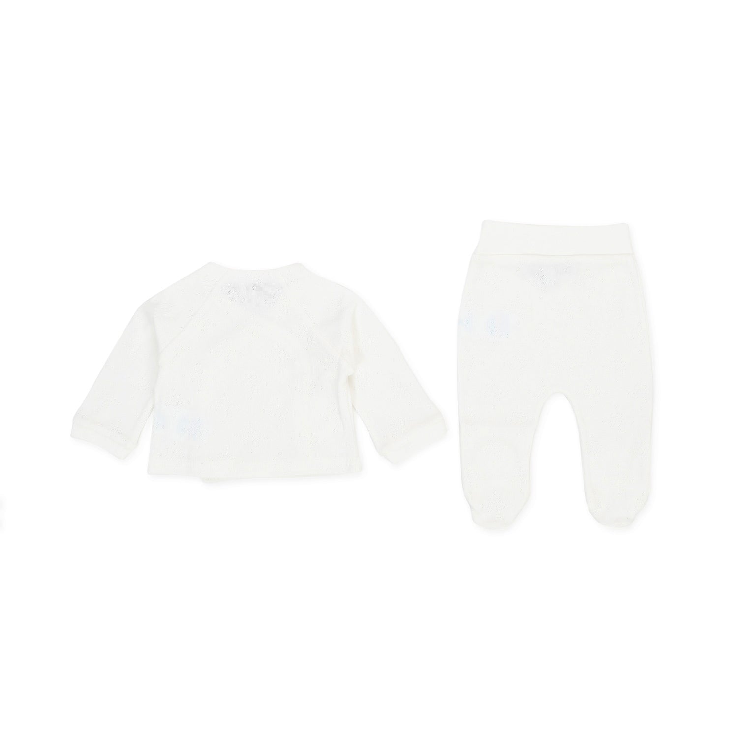 TUTINA DUE PEZZI BIANCO LATTE NEONATA - annameglio.com abbigliamento moda