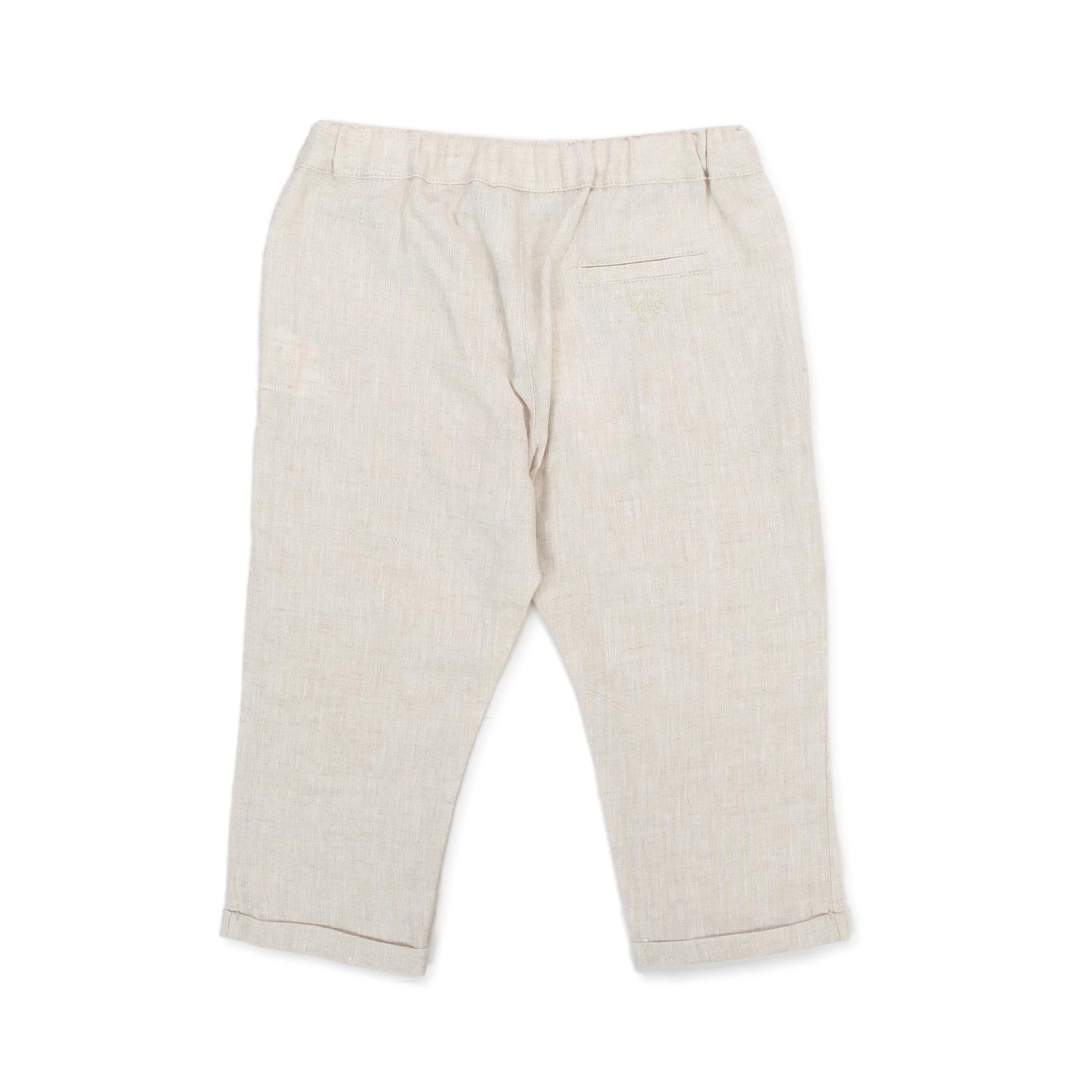 PANTALONE DI LINO ECRU BAMBINO E NEONATO - annameglio.com abbigliamento moda