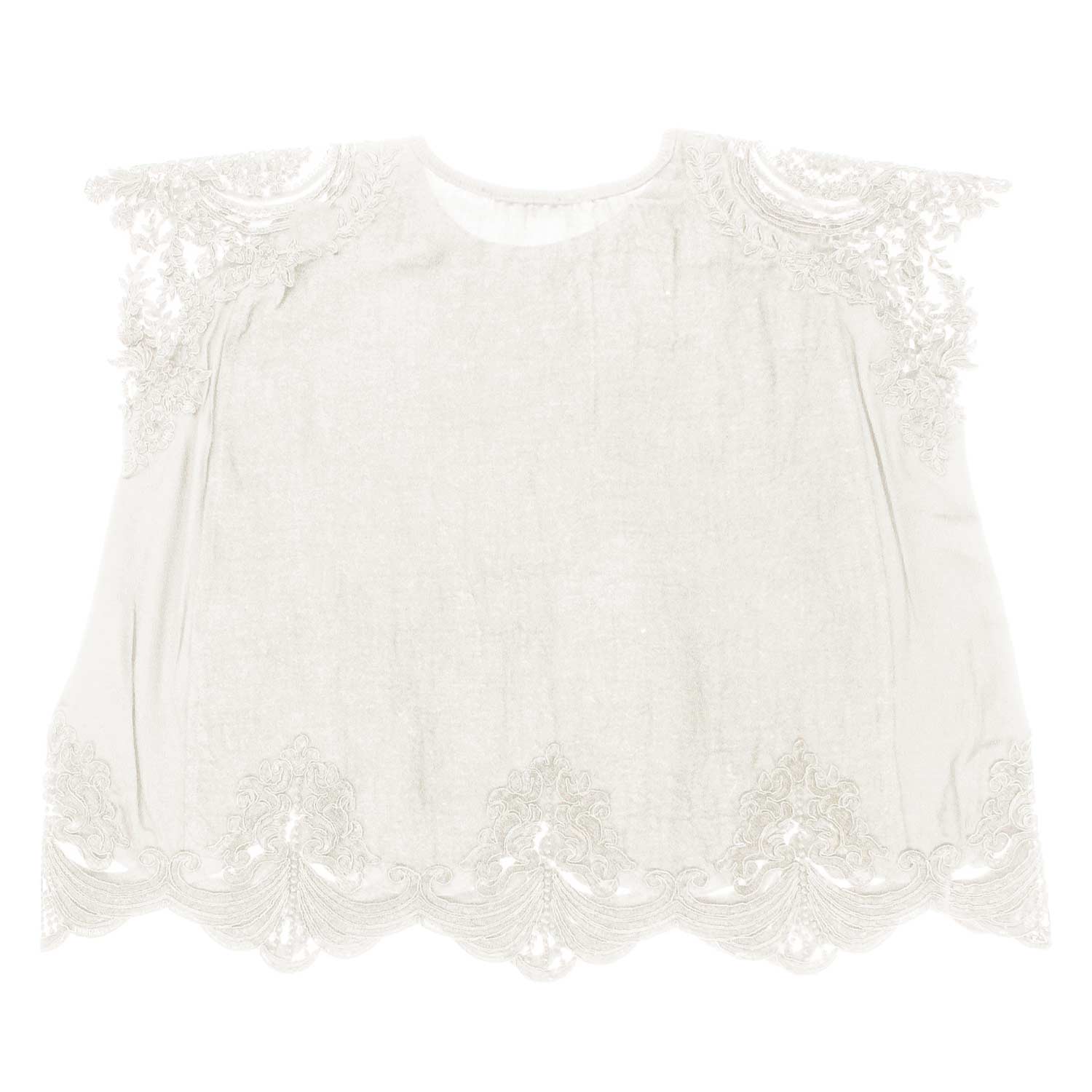 TOP CROPPED BIANCO DI LINO E SETA - annameglio.com abbigliamento moda