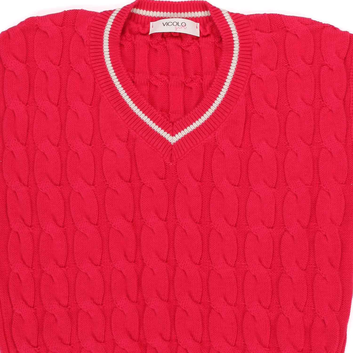 MAGLIONCINO FUCSIA BIMBA TEEN - annameglio.com abbigliamento moda