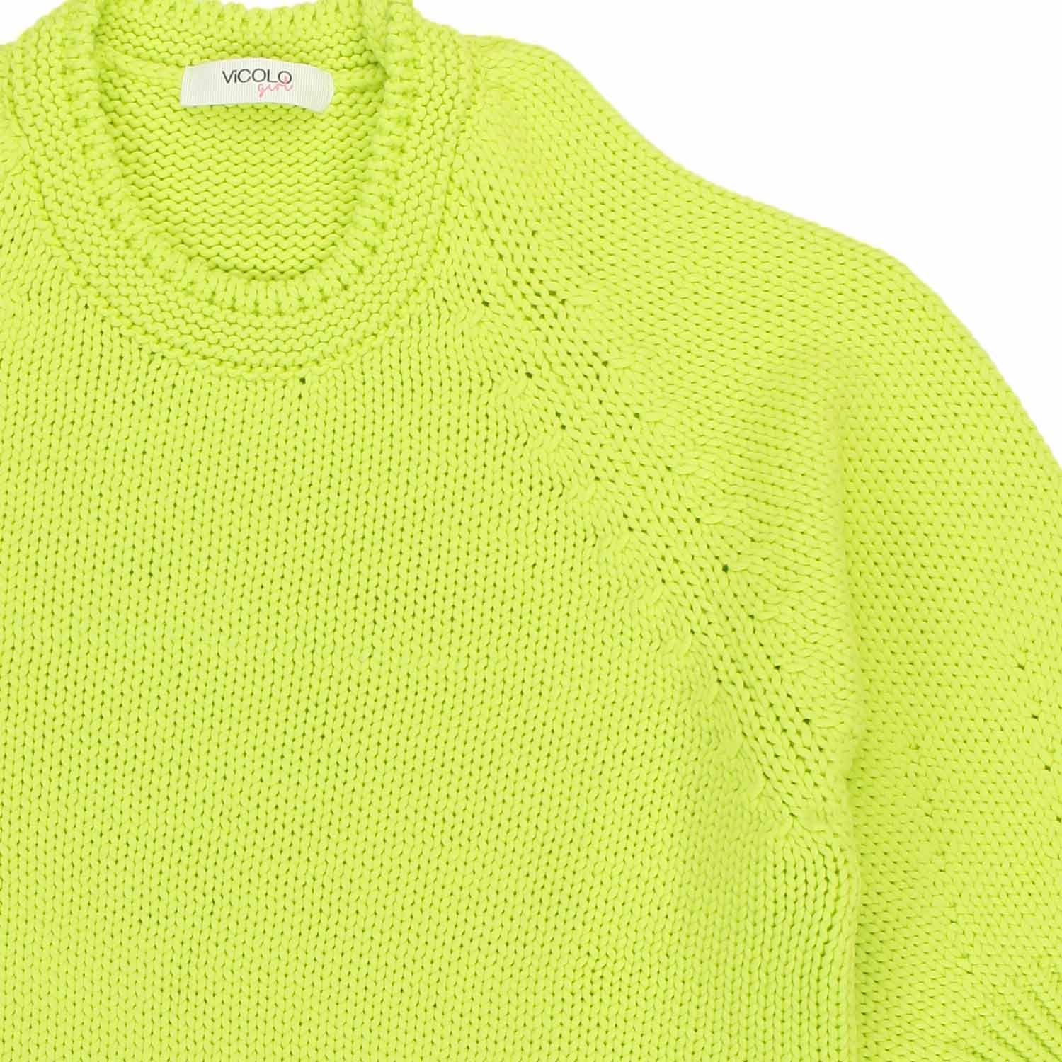 MAGLIONCINO LIME BAMBINA TEEN - annameglio.com abbigliamento moda