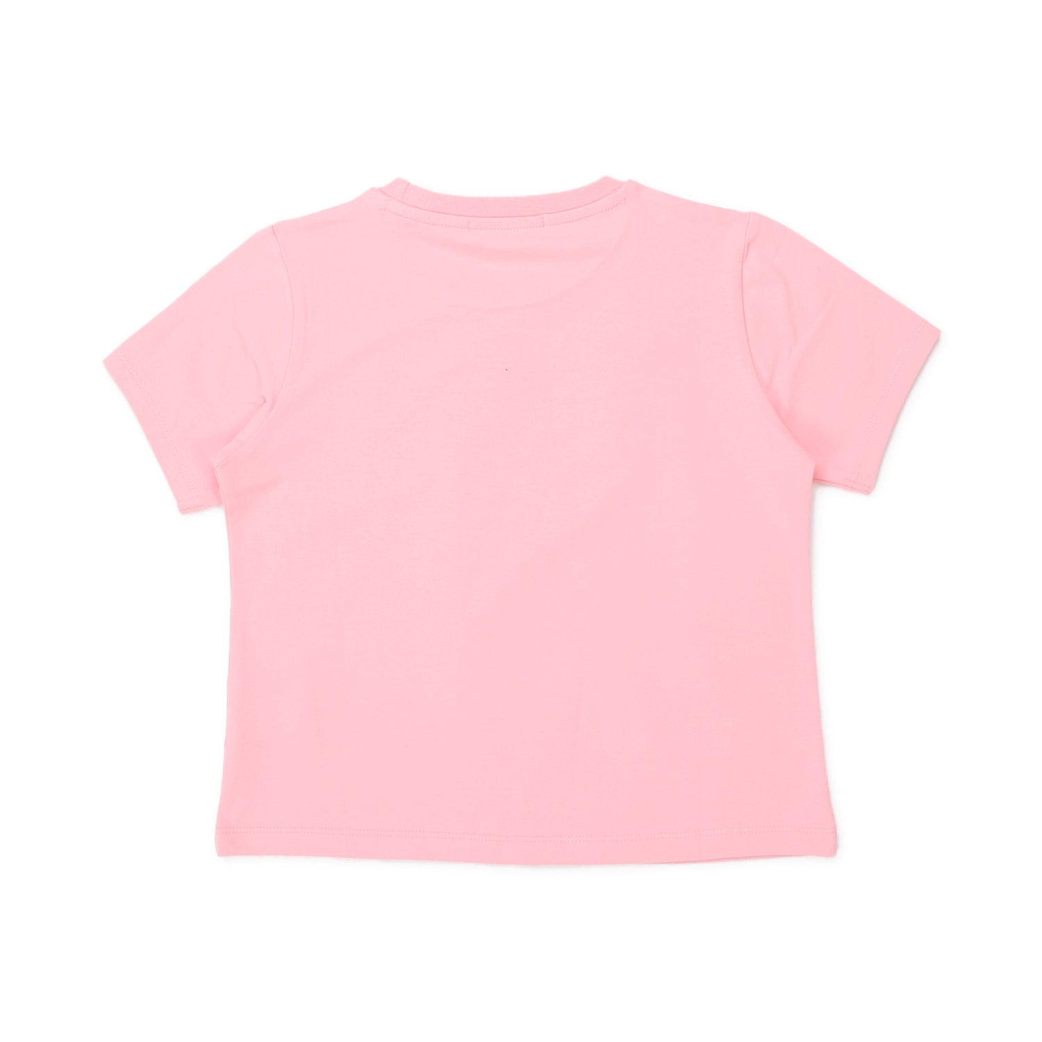 T-SHIRT ROSA CON LETTERING LOGO BAMBINA E TEEN - annameglio.com abbigliamento moda