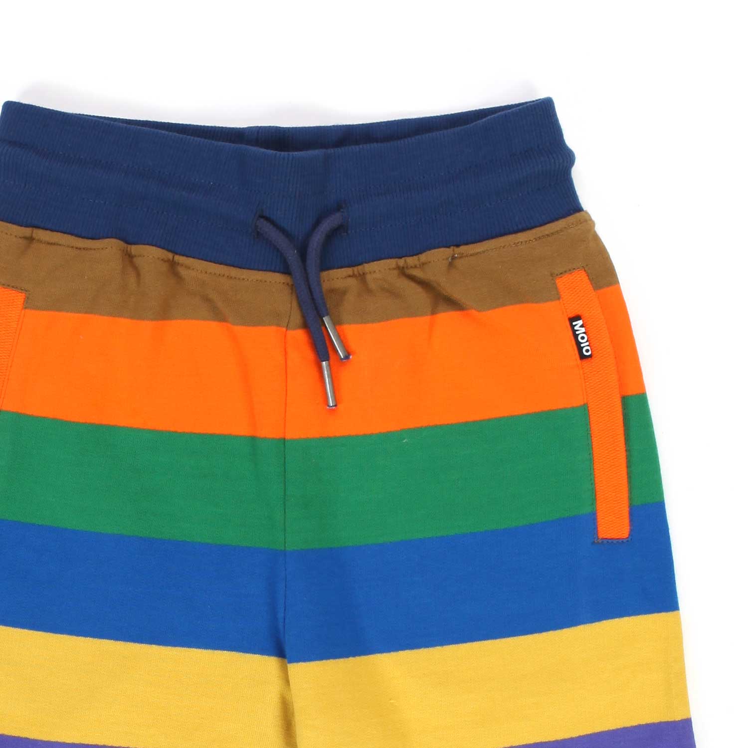 BERMUDA IN FELPA ALWY A RIGHE MULTICOLOR BAMBINO - annameglio.com abbigliamento moda