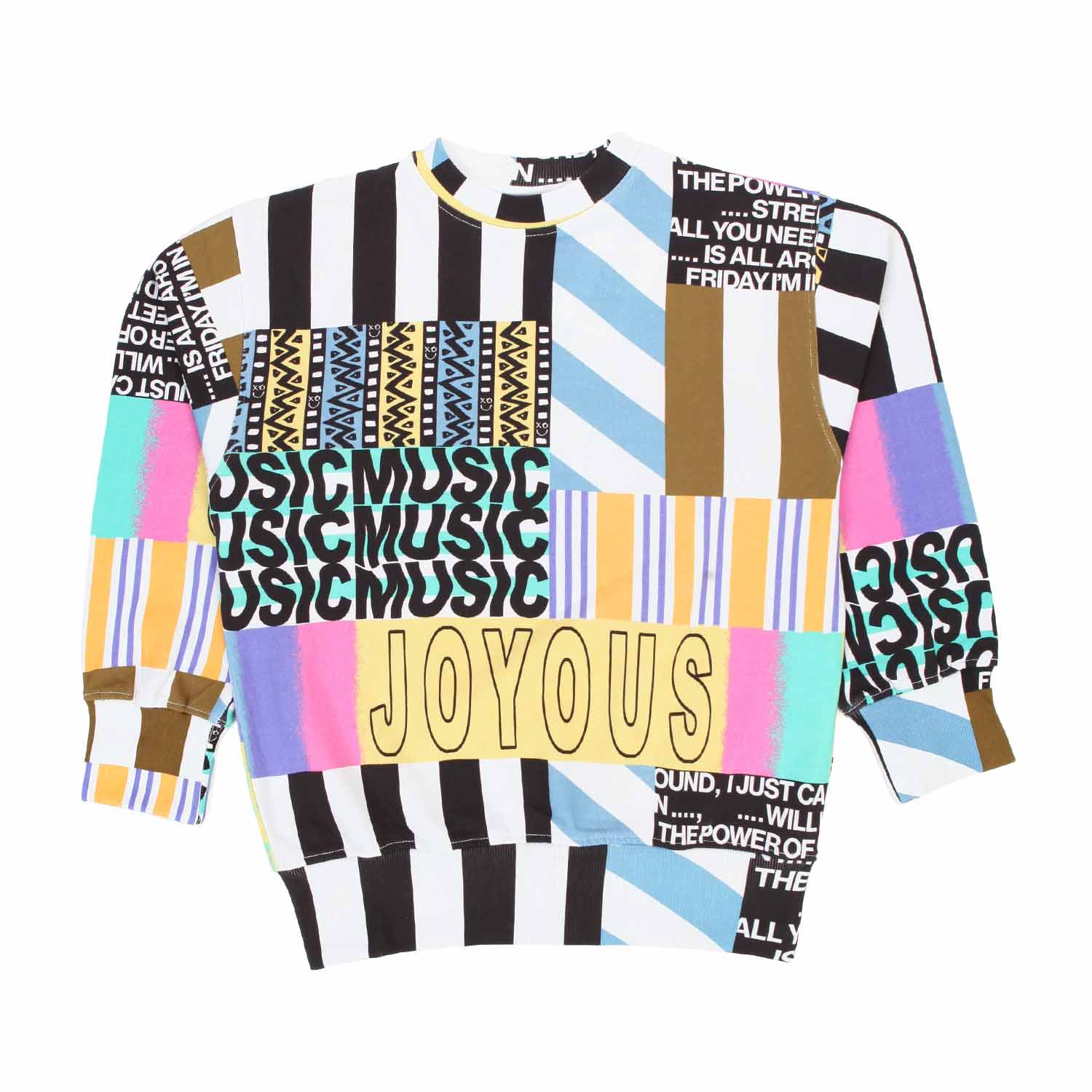 FELPA UNISEX MATTIS MULTICOLOR JR E TEEN - annameglio.com abbigliamento moda