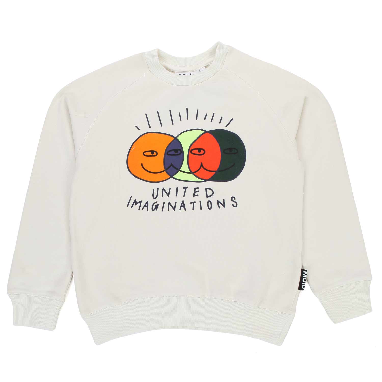 FELPA UNISEX MIKE BIANCO AVORIO JR E TEEN - annameglio.com abbigliamento moda