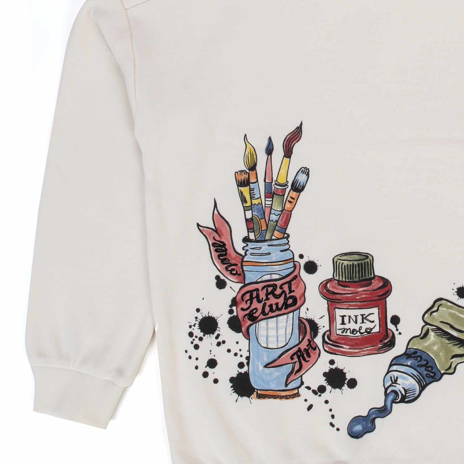 FELPA MANDY BIANCO PANNA BAMBINA E TEEN - annameglio.com abbigliamento moda