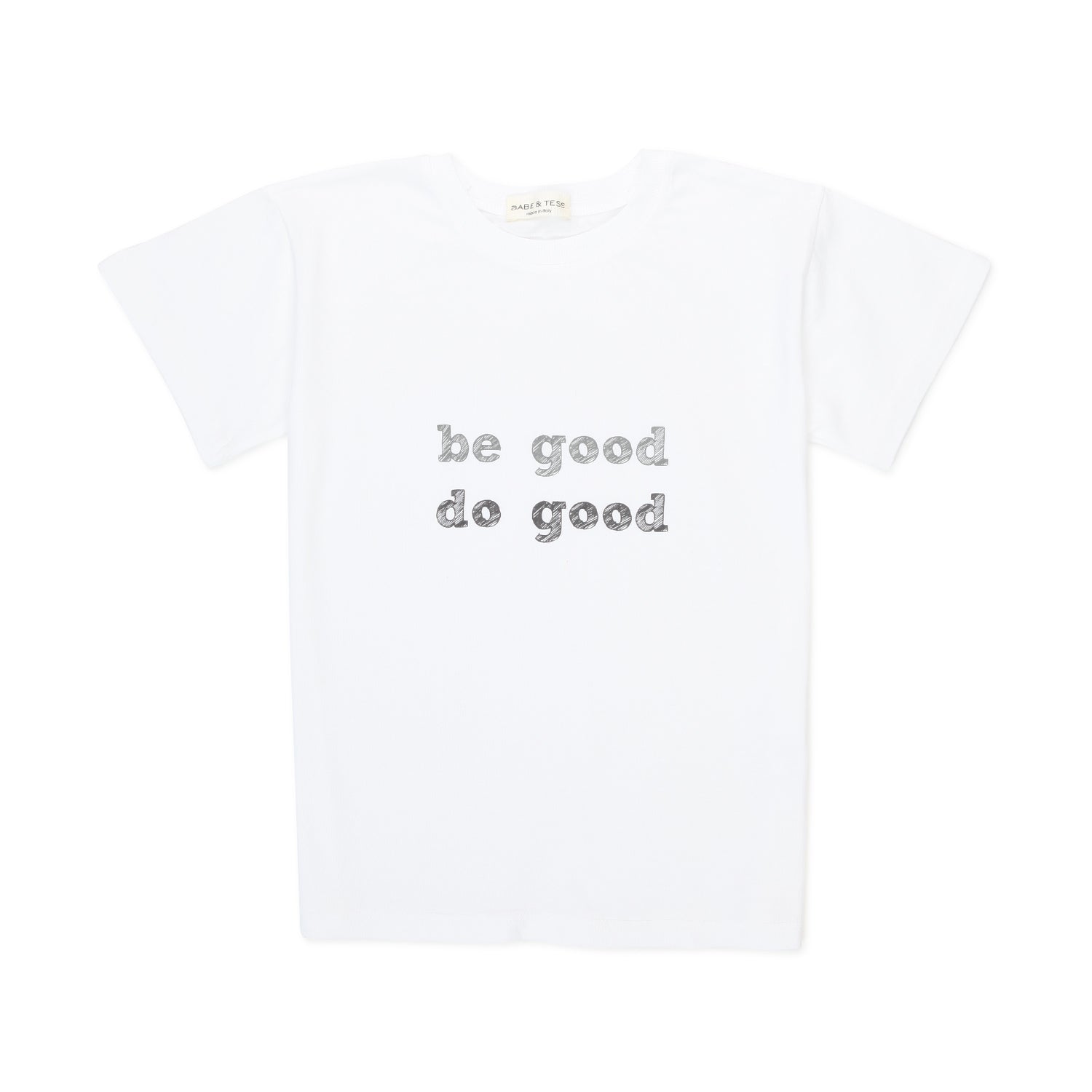 T-SHIRT BIANCA CON LETTERING BAMBINA E BEBÈ - annameglio.com abbigliamento moda