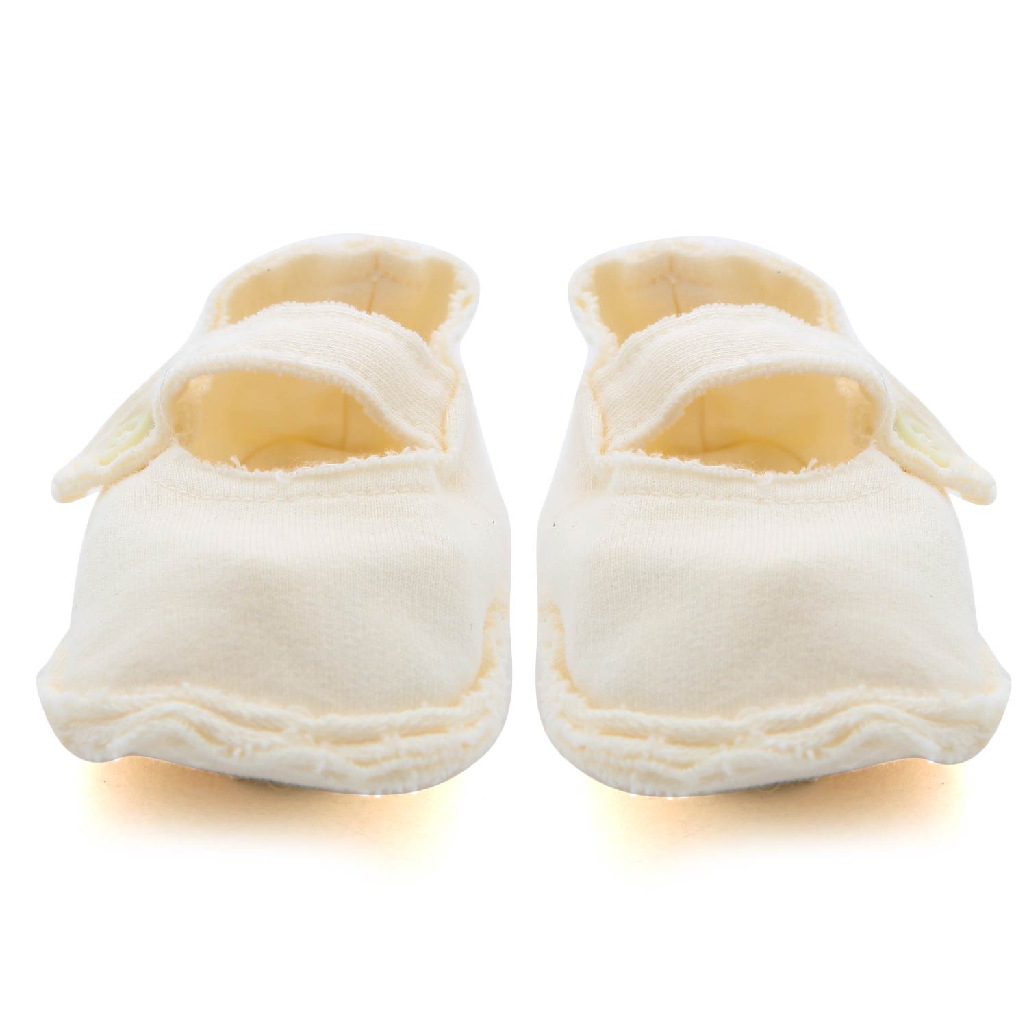 BALLERINE BIANCO NATURALE NEONATA - annameglio.com abbigliamento moda