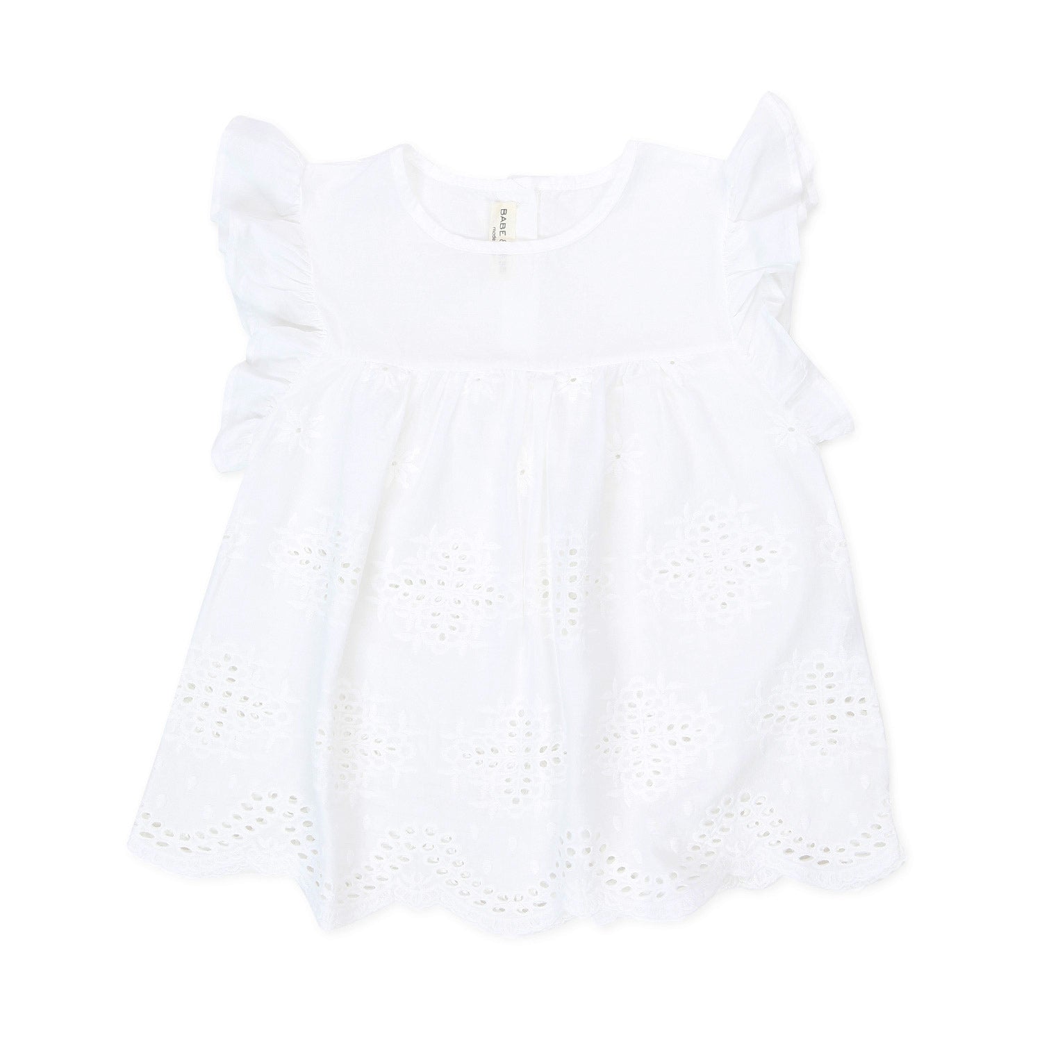 BLUSA SANGALLO BIANCA BAMBINA E BEBÈ - annameglio.com abbigliamento moda