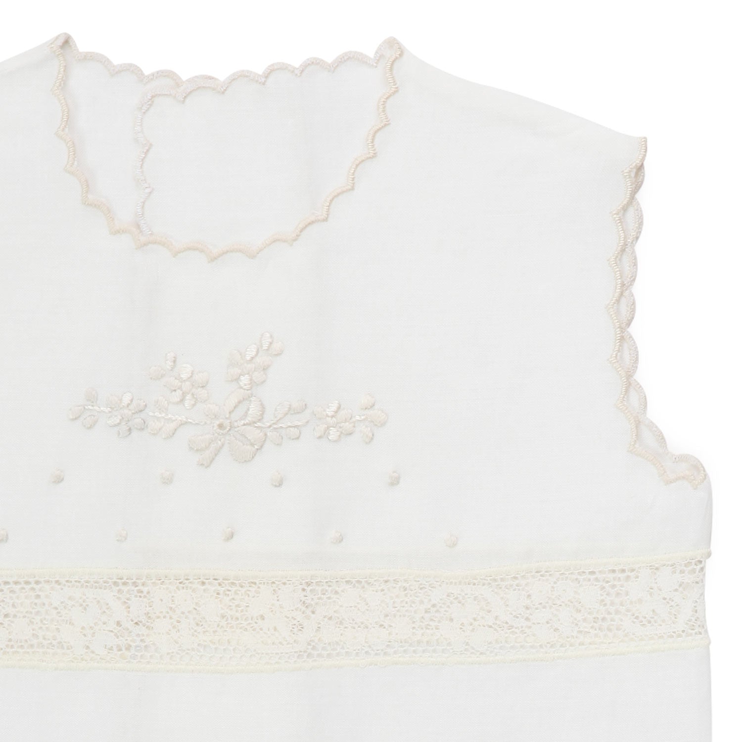 CAMICINO DELLA FORTUNA BIANCO E ECRU - annameglio.com abbigliamento moda