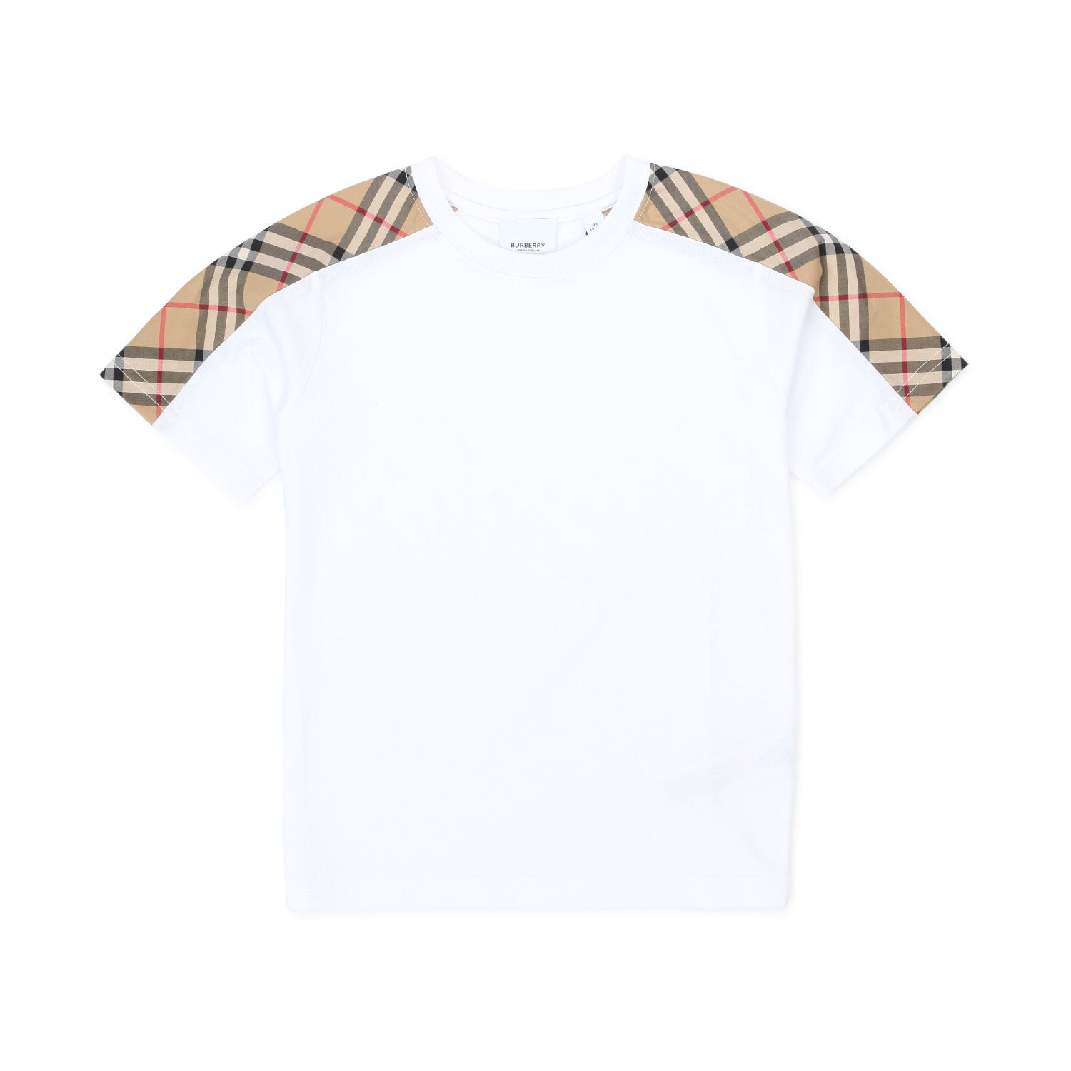 T-SHIRT UNISEX BIANCA E TARTAN JR E TEEN - annameglio.com abbigliamento moda