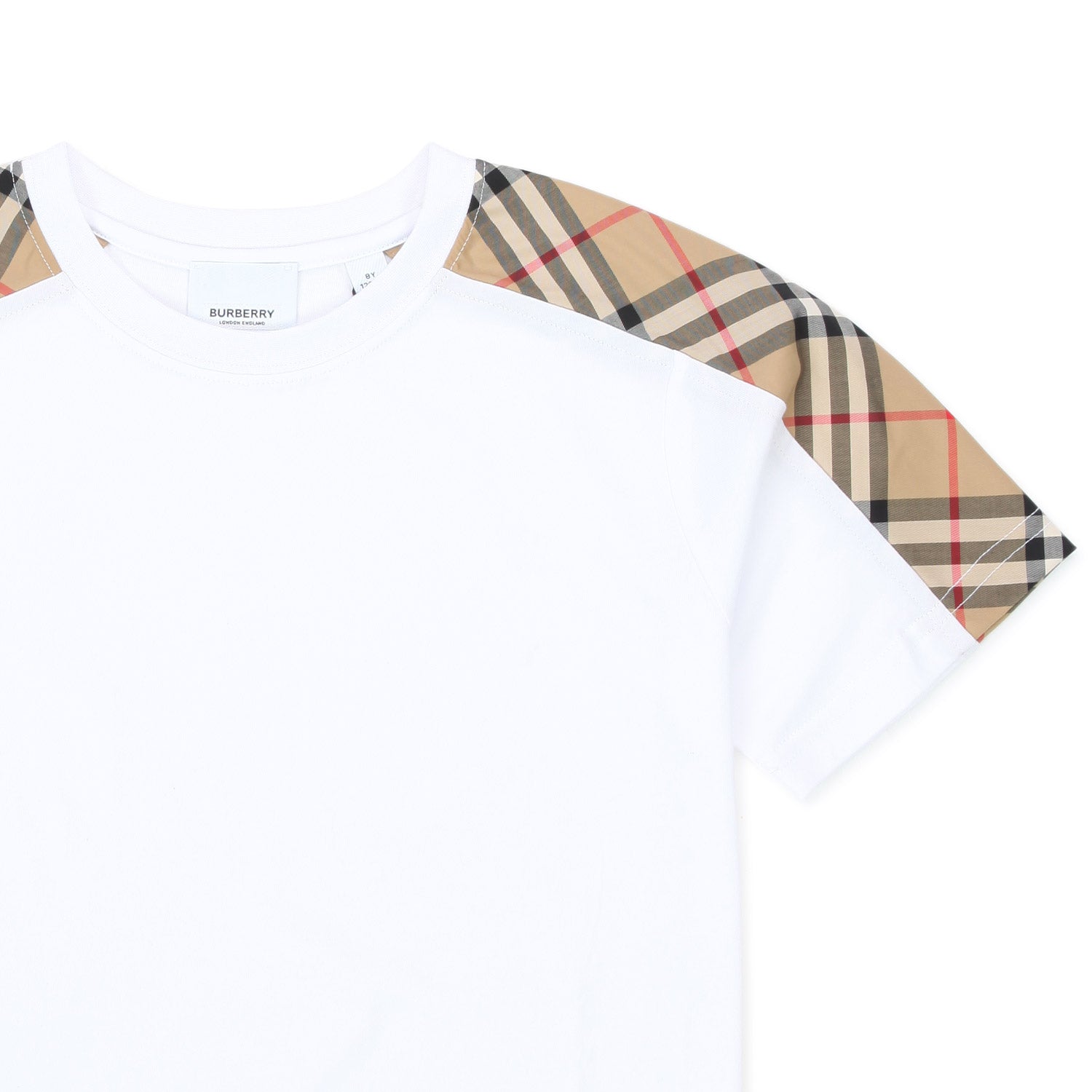 T-SHIRT UNISEX BIANCA E TARTAN JR E TEEN - annameglio.com abbigliamento moda