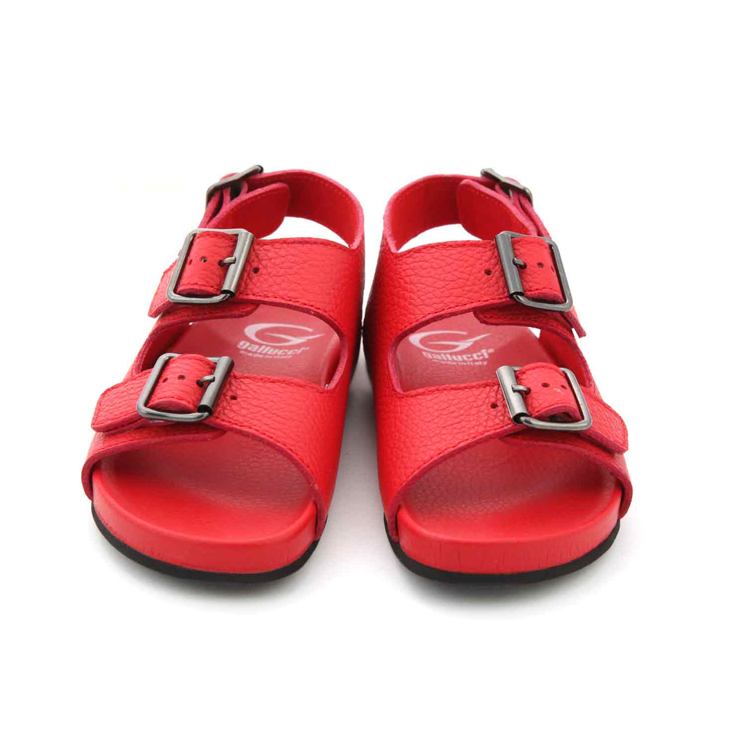 SANDALI UNISEX ROSSI IN PELLE JR E TEEN - annameglio.com abbigliamento moda