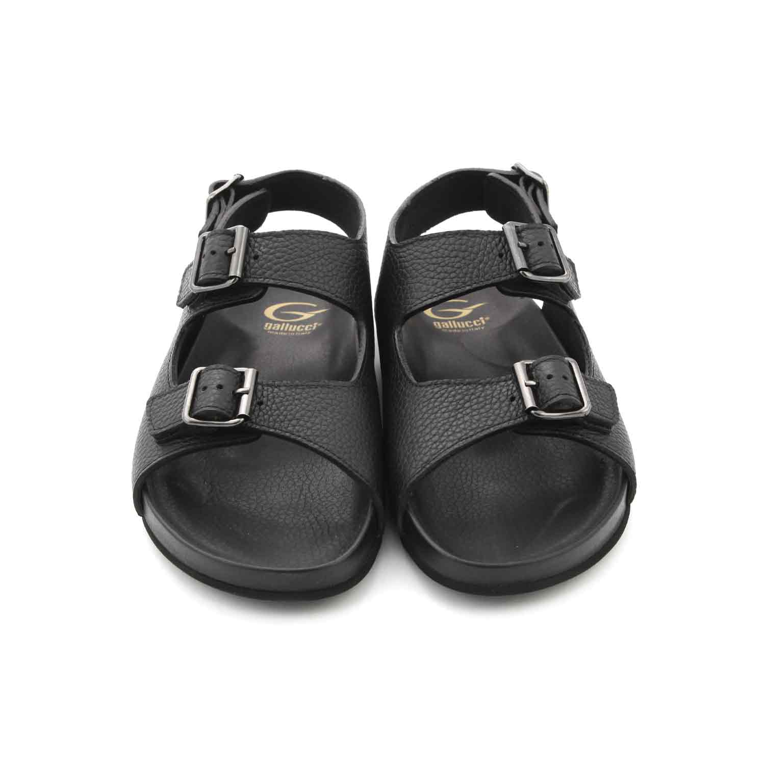 SANDALI UNISEX NERI IN PELLE TEENAGER - annameglio.com abbigliamento moda