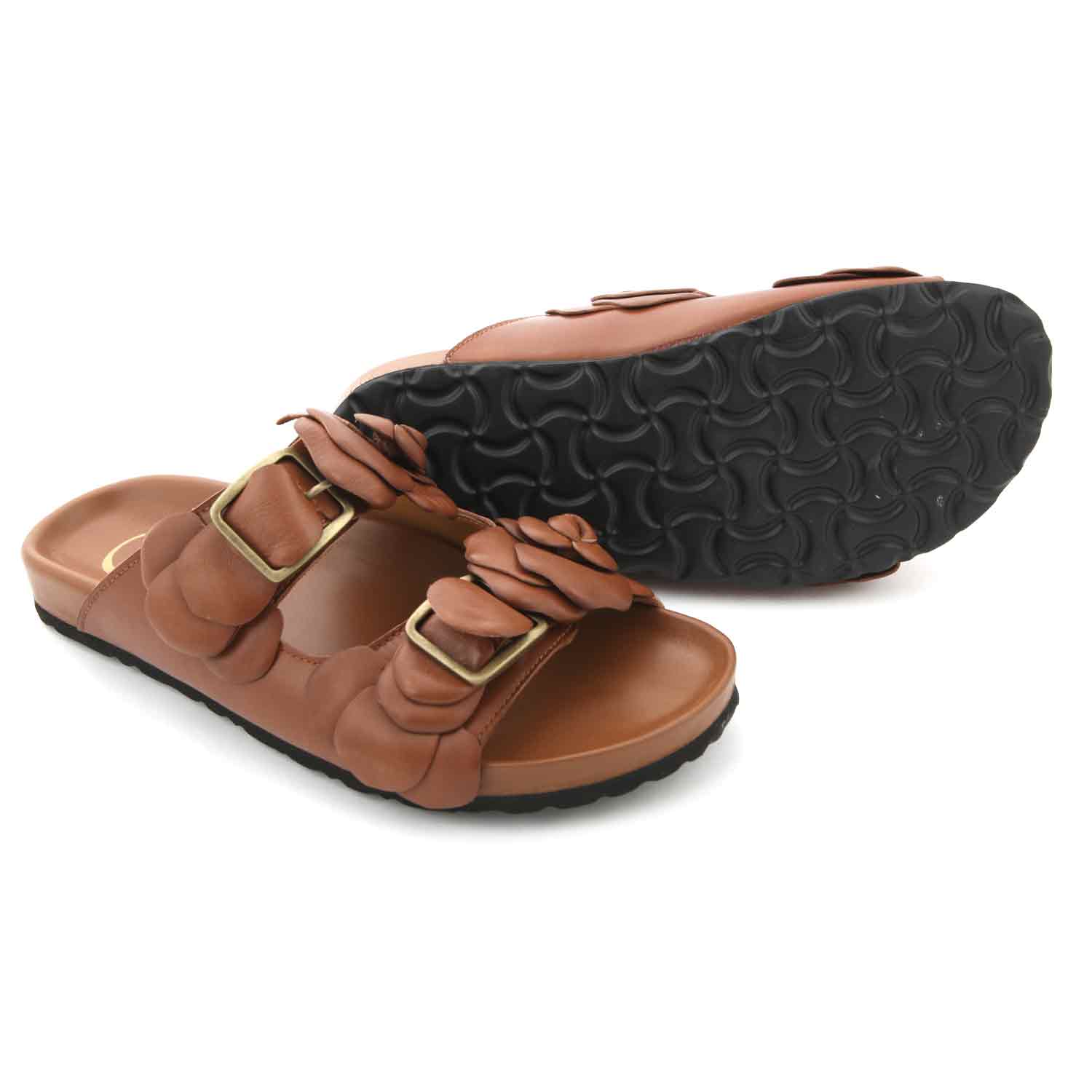 SANDALI MARRONI IN PELLE BAMBINA E TEEN - annameglio.com abbigliamento moda