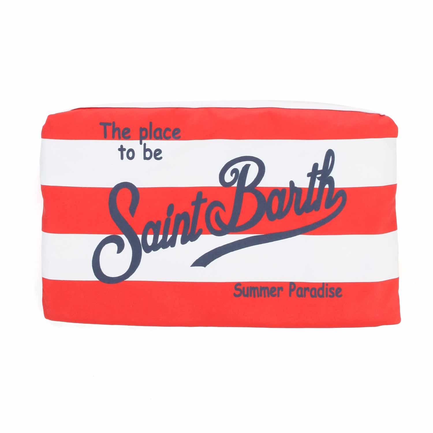 TELO MARE MICROFIBRA BIANCO E ROSSO UNISEX - annameglio.com abbigliamento moda