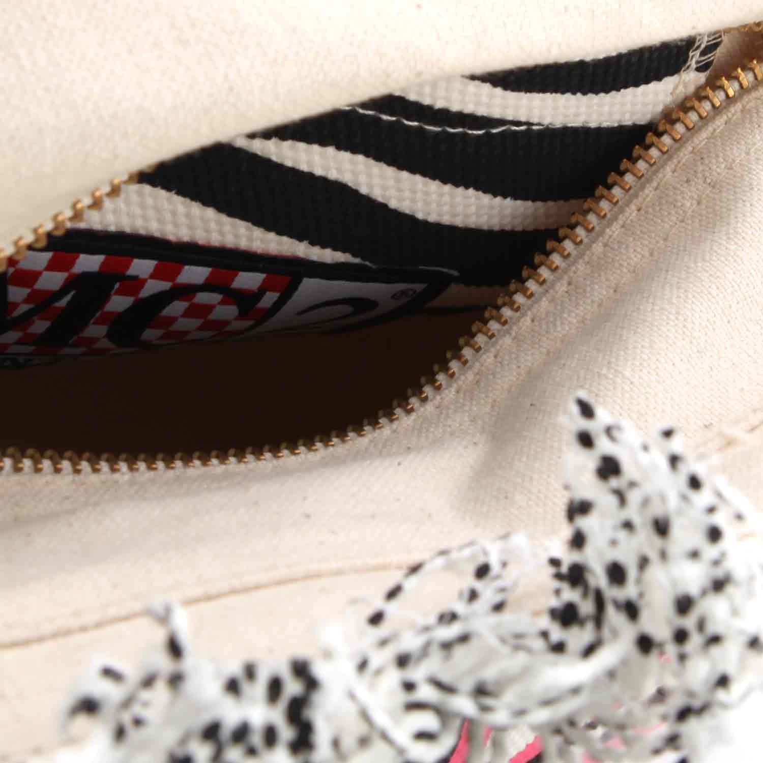 BORSA COLETTE ZEBRATA BIANCA E NERA - annameglio.com abbigliamento moda