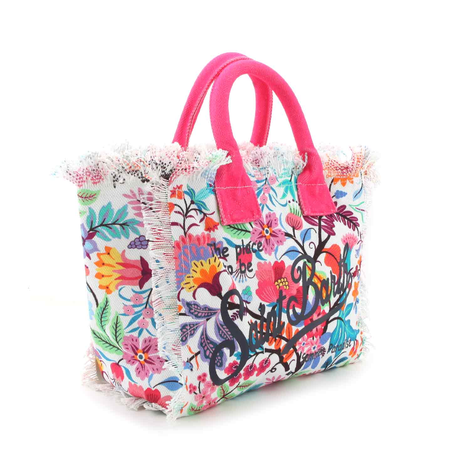 BORSA A MANO COLETTE FOLOREALE CON MANICI FUCSIA - annameglio.com abbigliamento moda