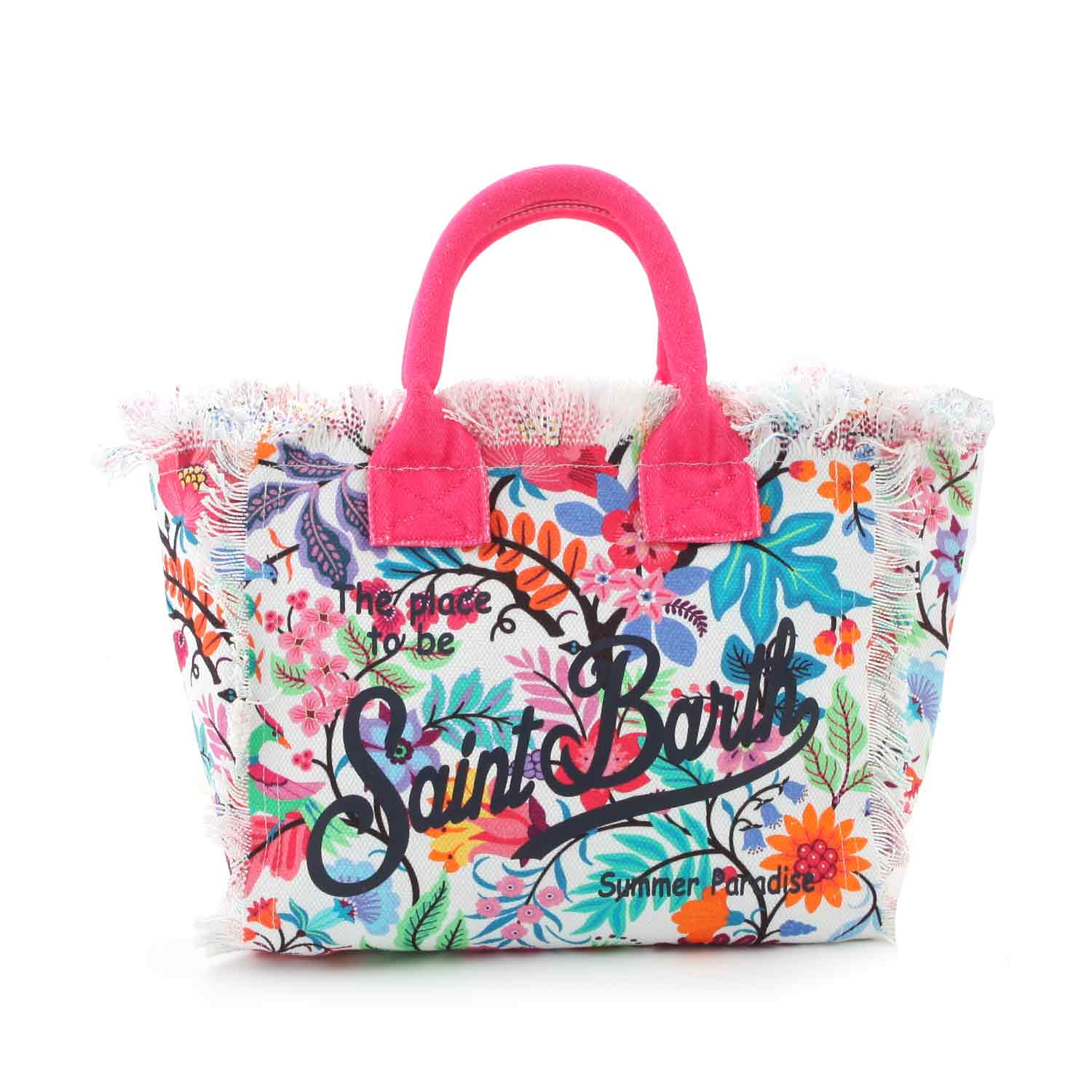 BORSA A MANO COLETTE FOLOREALE CON MANICI FUCSIA - annameglio.com abbigliamento moda