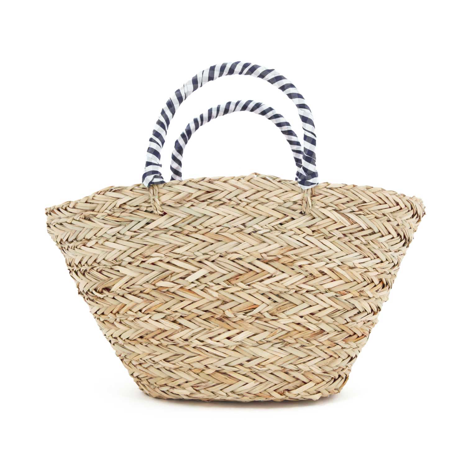 BORSA SHOPPER DI PAGLIA CON LOGO ROSSO - annameglio.com abbigliamento moda