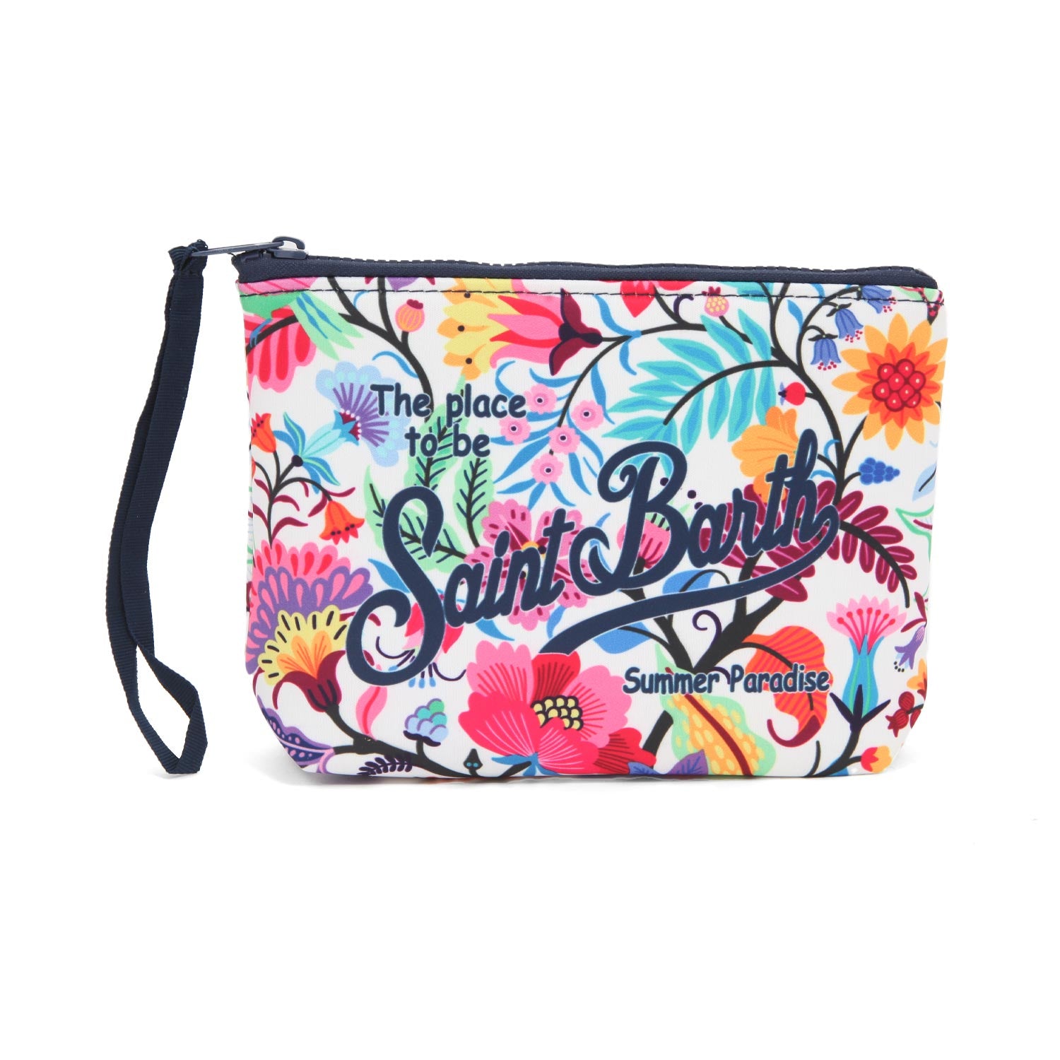 POCHETTE ALINE CON STAMPA FLOREALE MULTICOLOR - annameglio.com abbigliamento moda