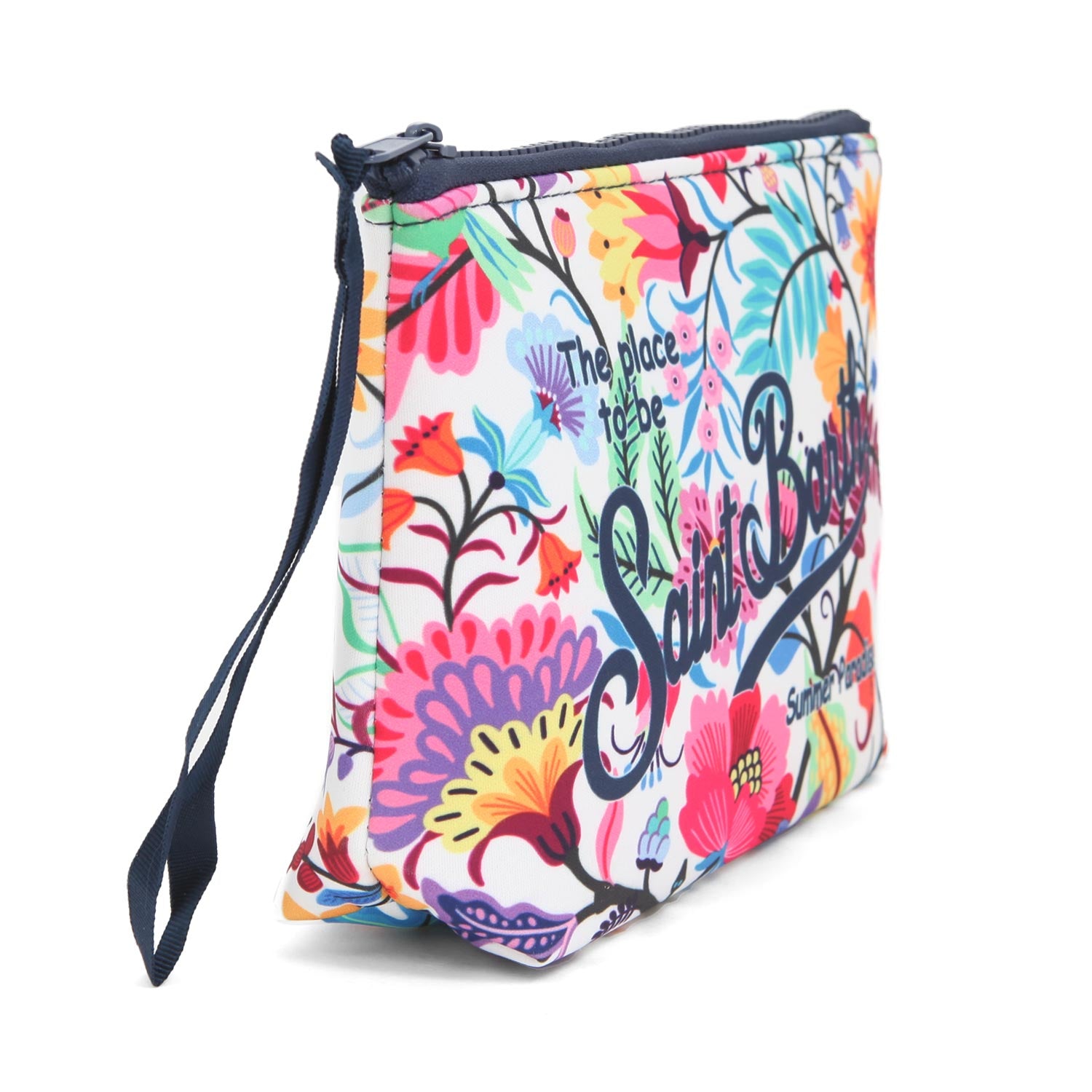 POCHETTE ALINE CON STAMPA FLOREALE MULTICOLOR - annameglio.com abbigliamento moda