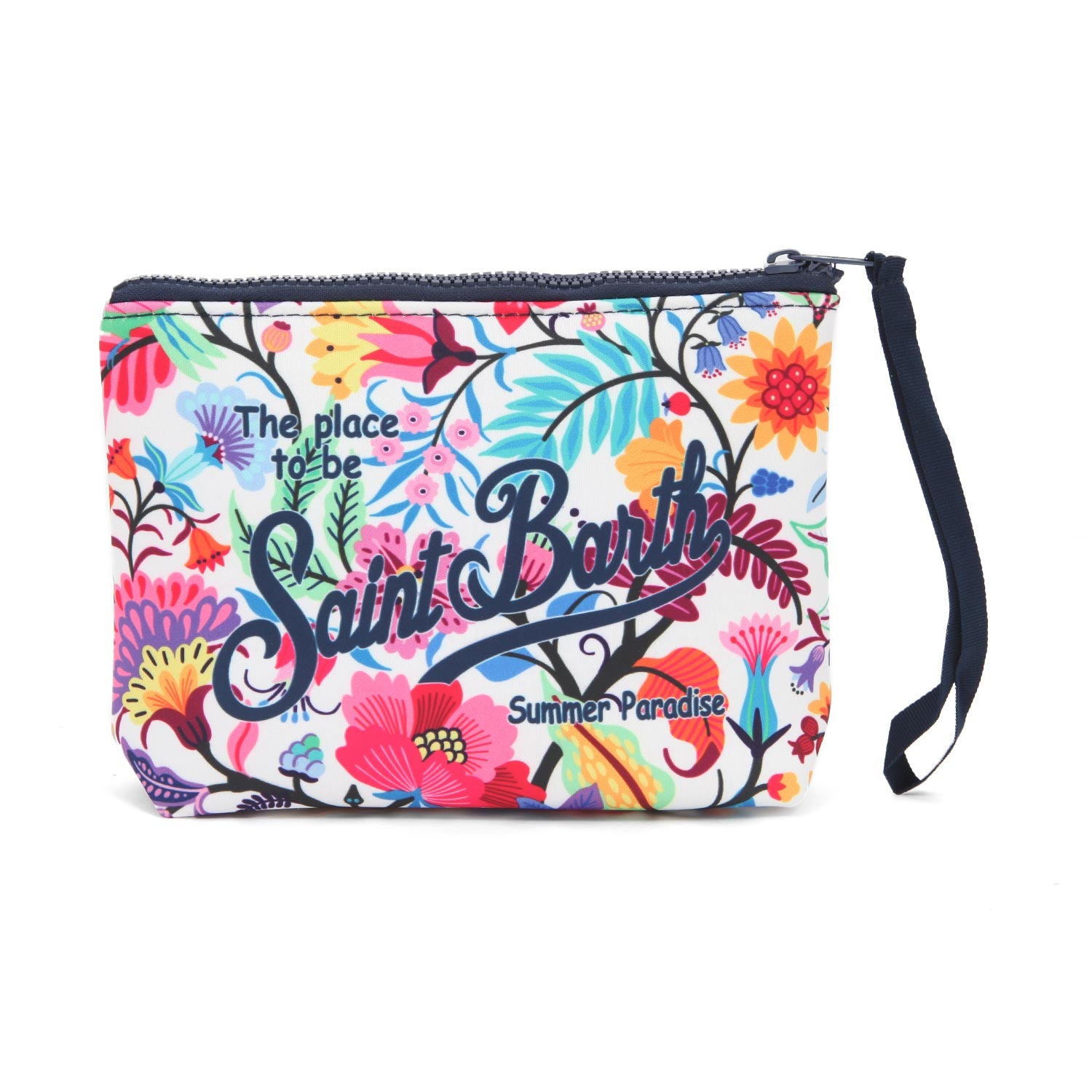 POCHETTE ALINE CON STAMPA FLOREALE MULTICOLOR - annameglio.com abbigliamento moda